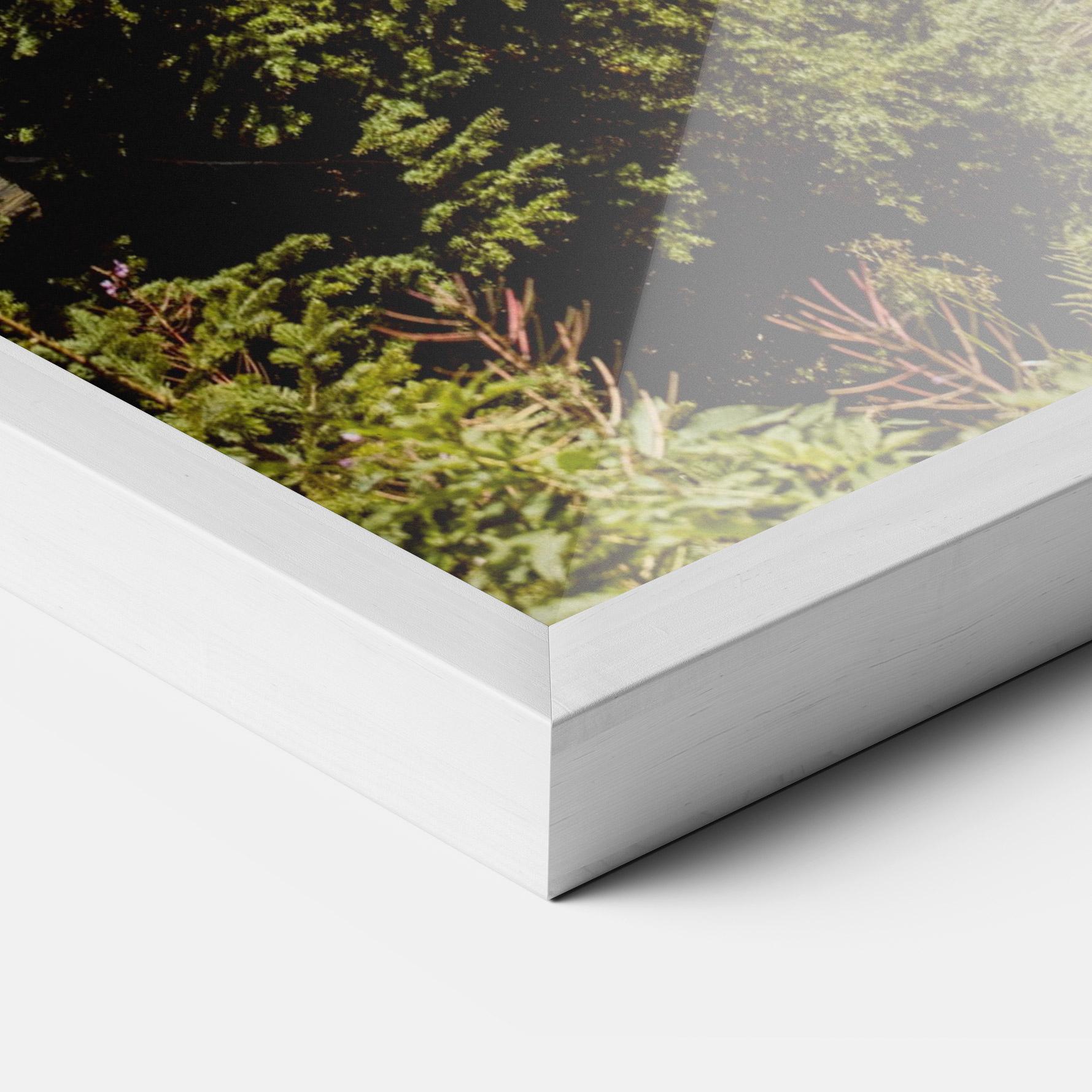 Plakat w Ramie Forest Snow Mountain mockup 3