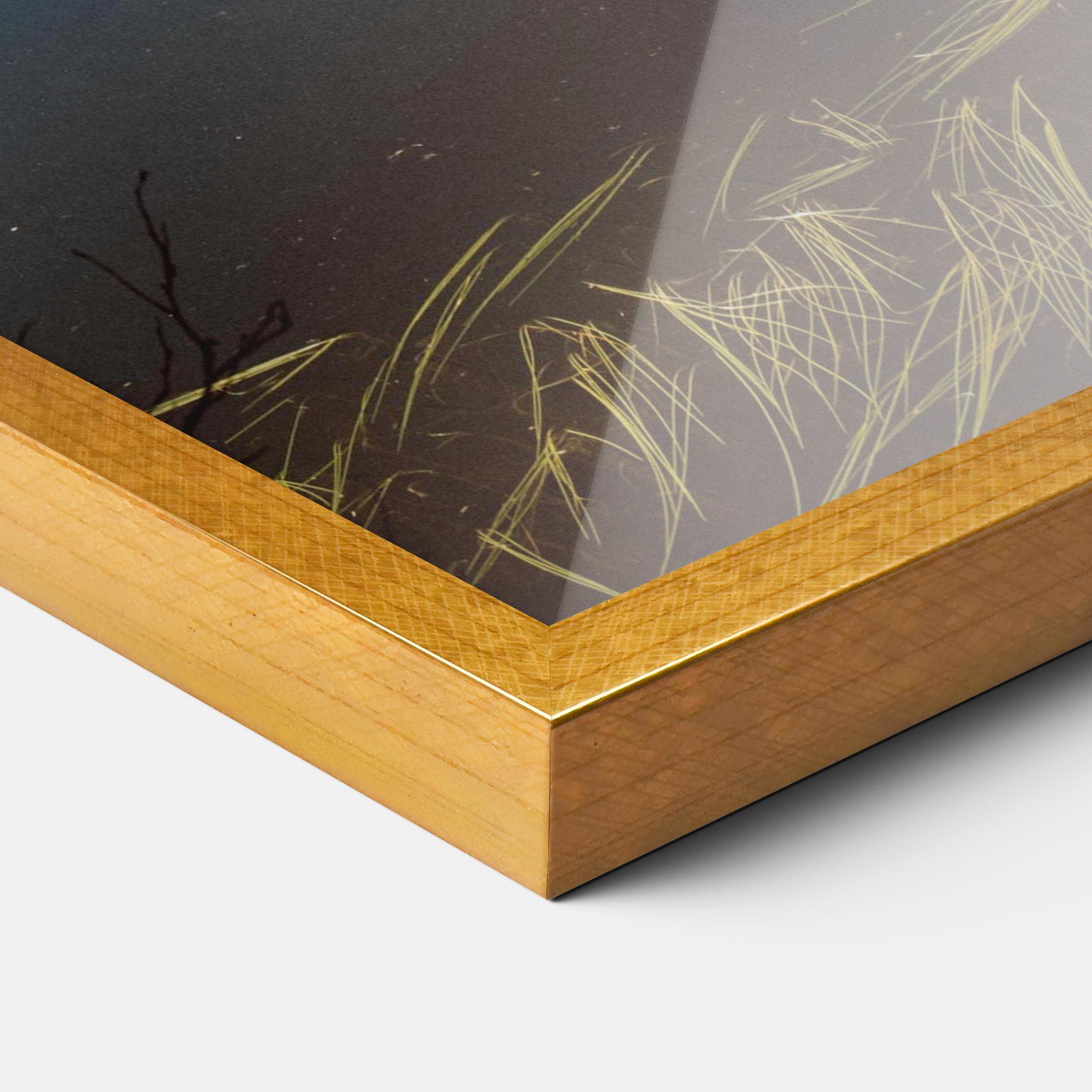 Plakat w Ramie Big Lake Mountain mockup 3