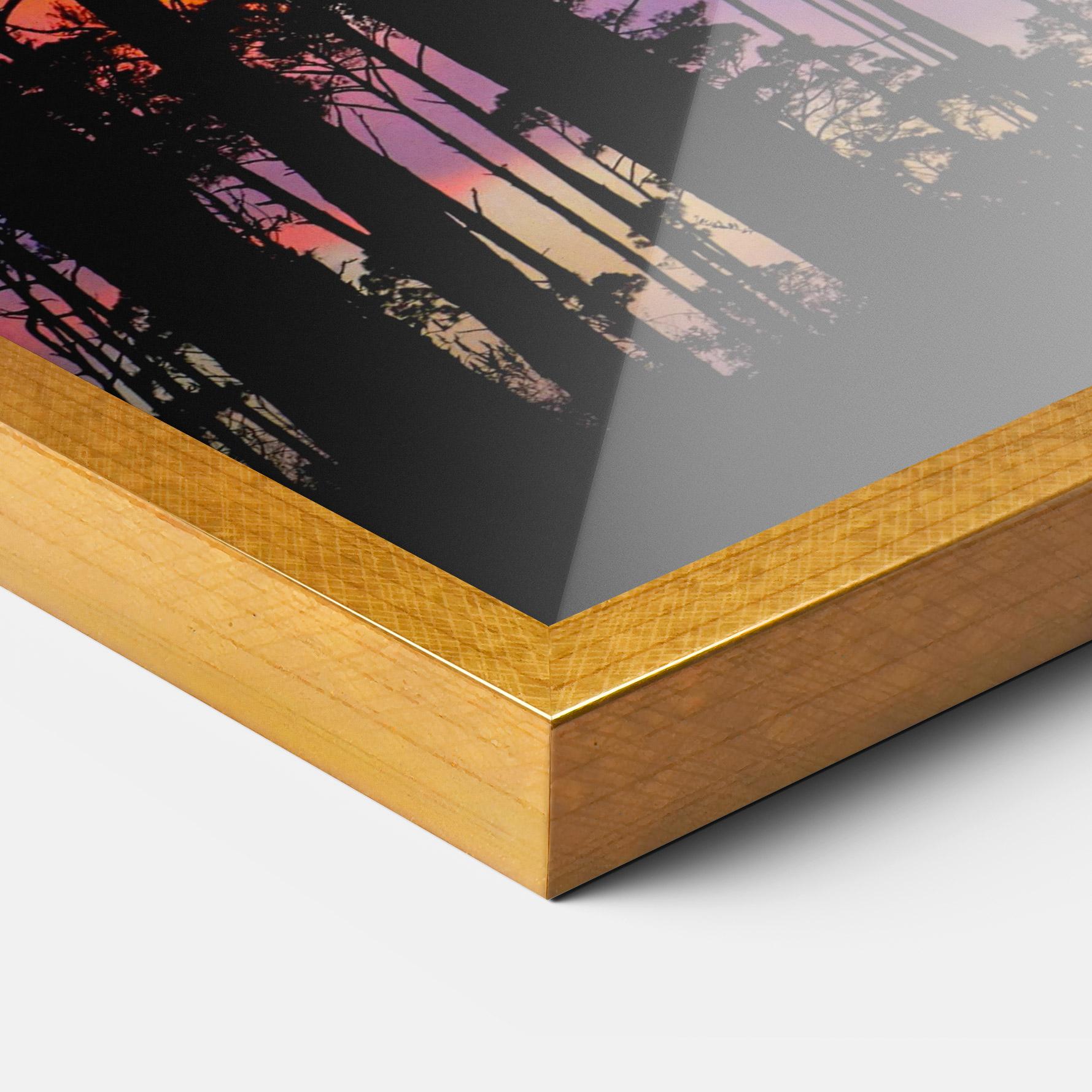 Plakat w Ramie Blue Sky Forest mockup 3