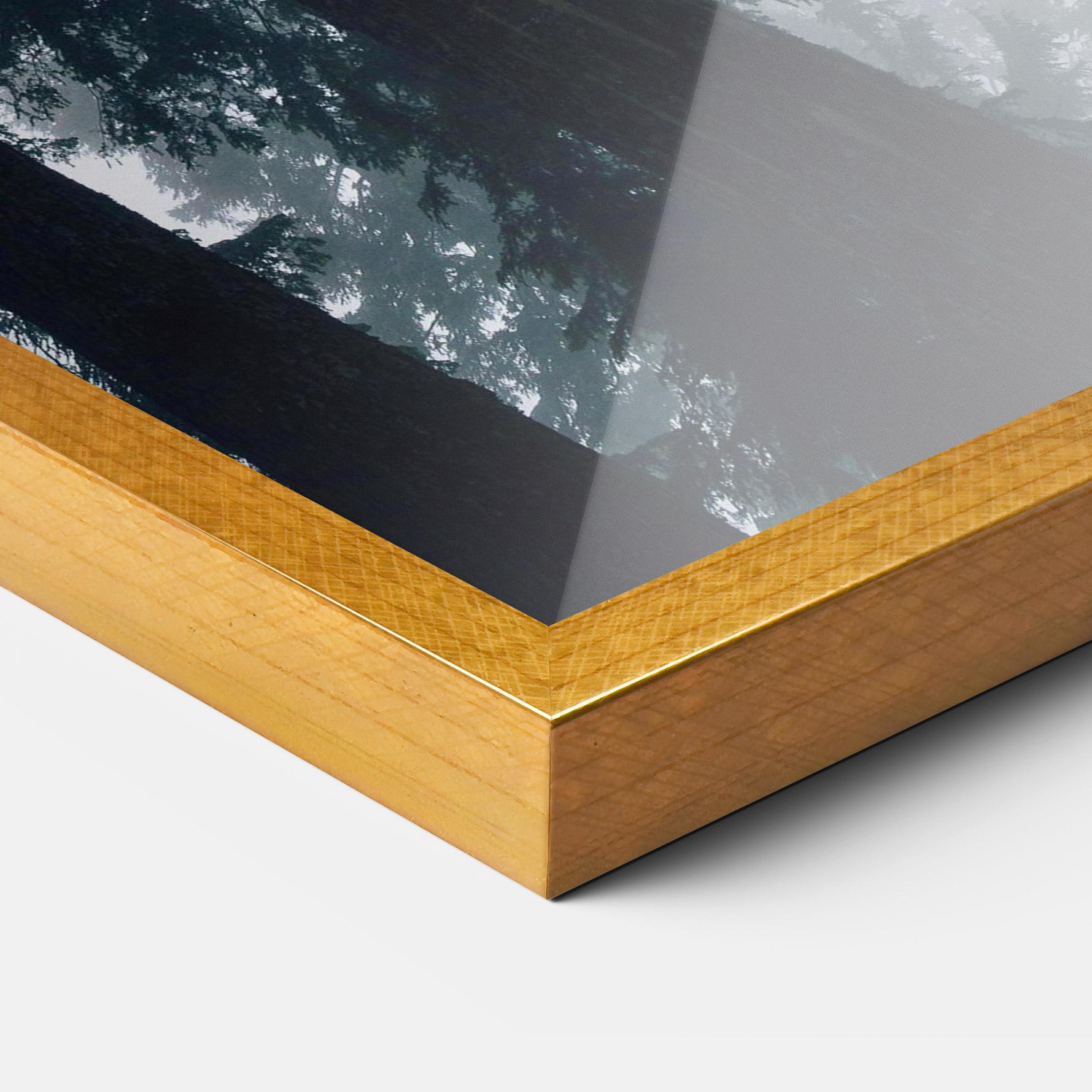 Plakat w Ramie Foggy Big Trees mockup 3