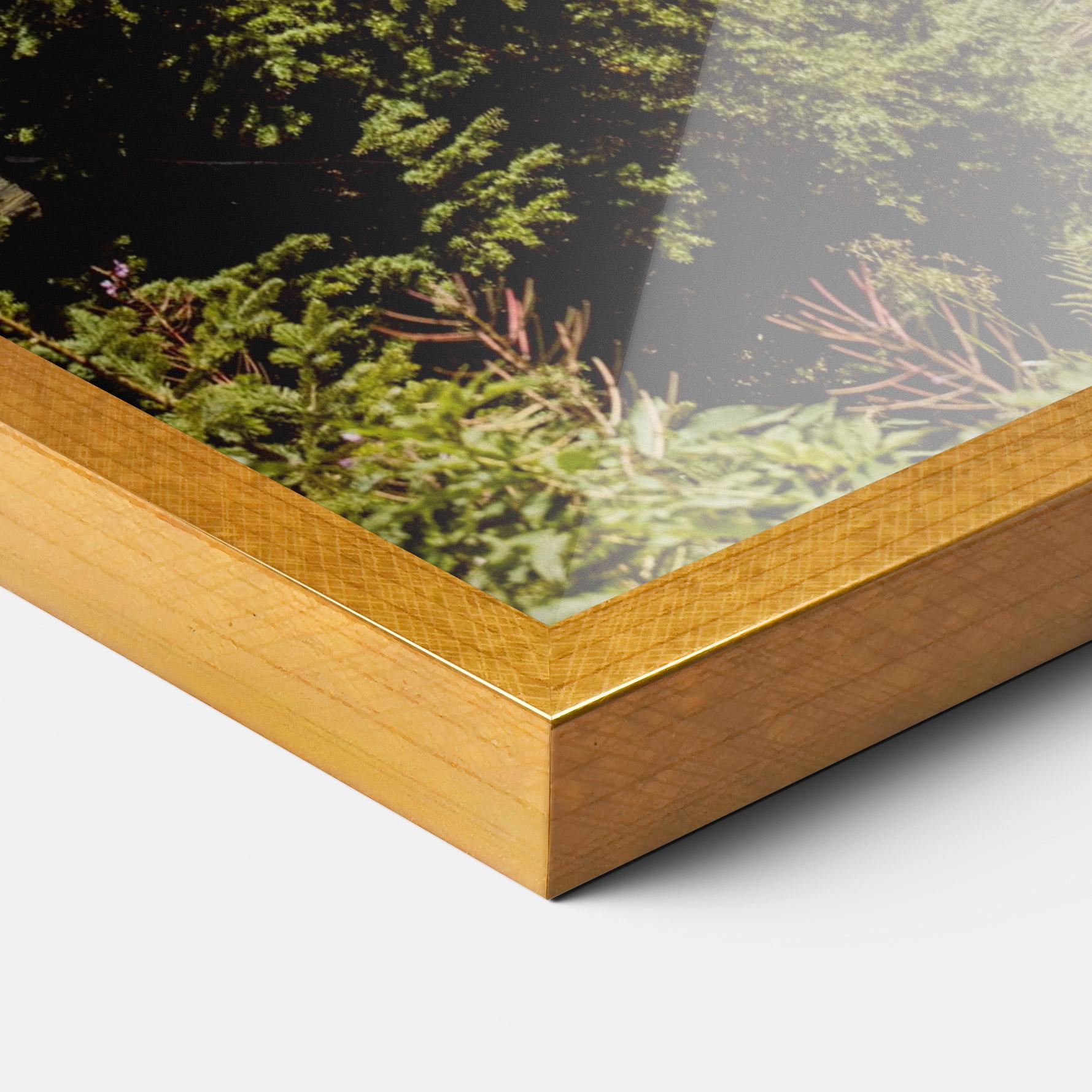 Plakat w Ramie Forest Snow Mountain mockup 3