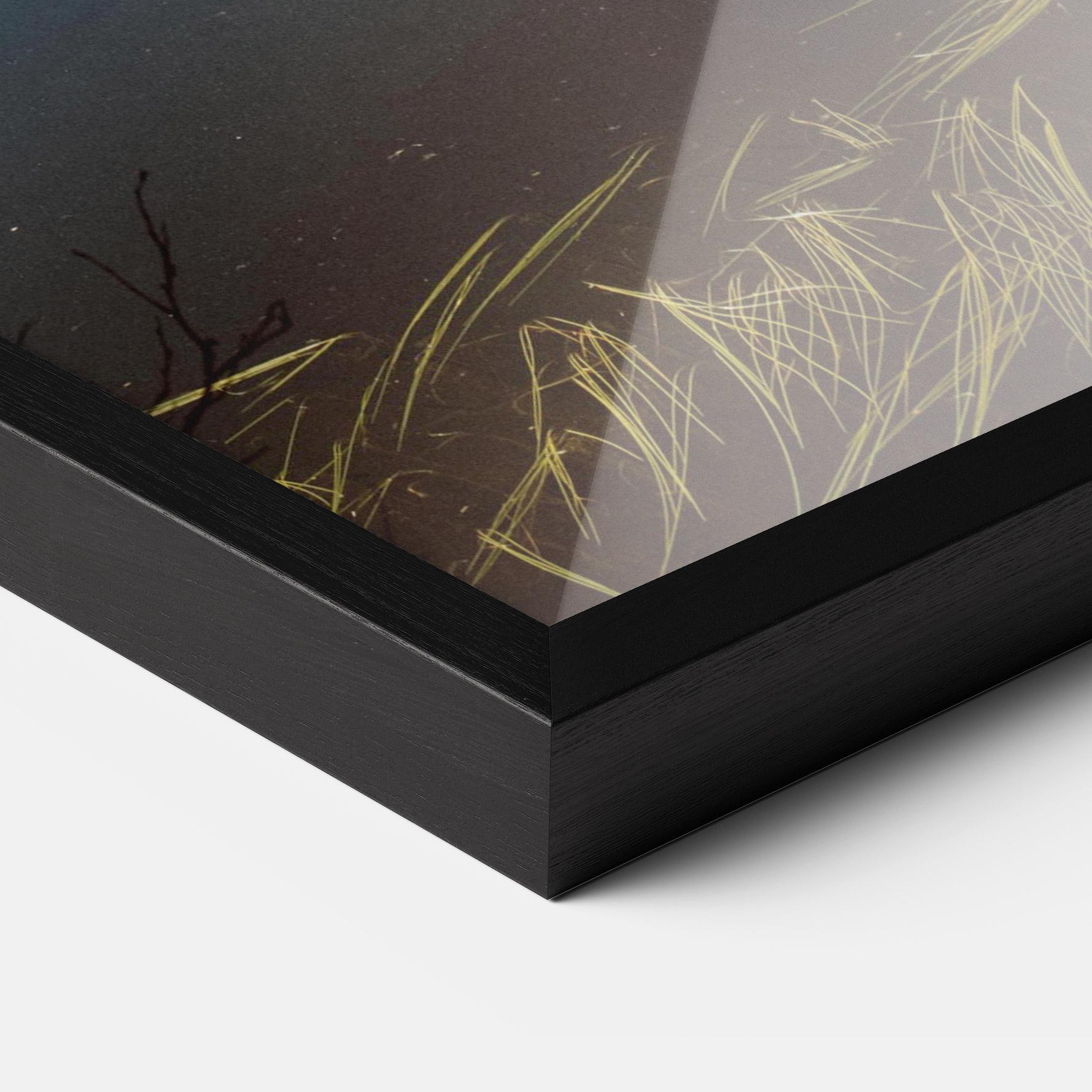 Plakat w Ramie Big Lake Mountain mockup 3