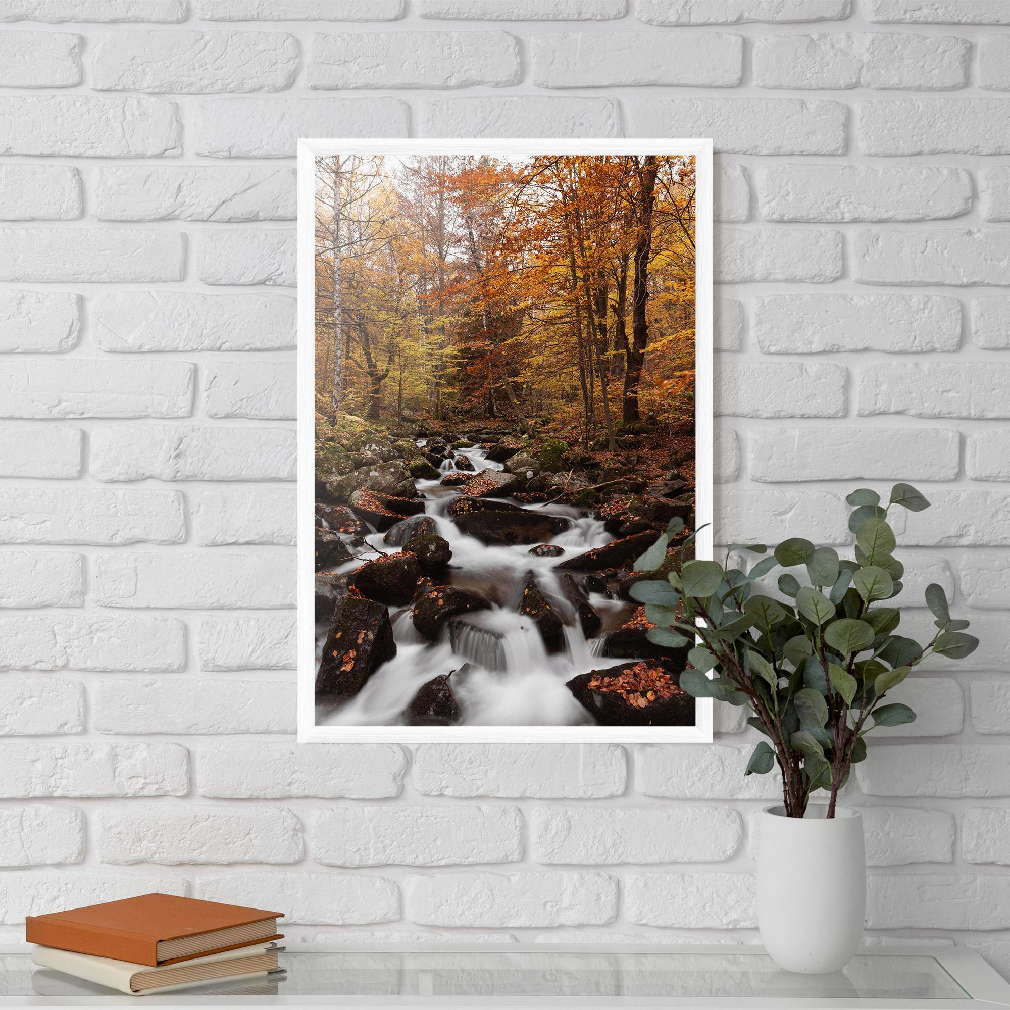 Plakat w Ramie River Forest View mockup 5