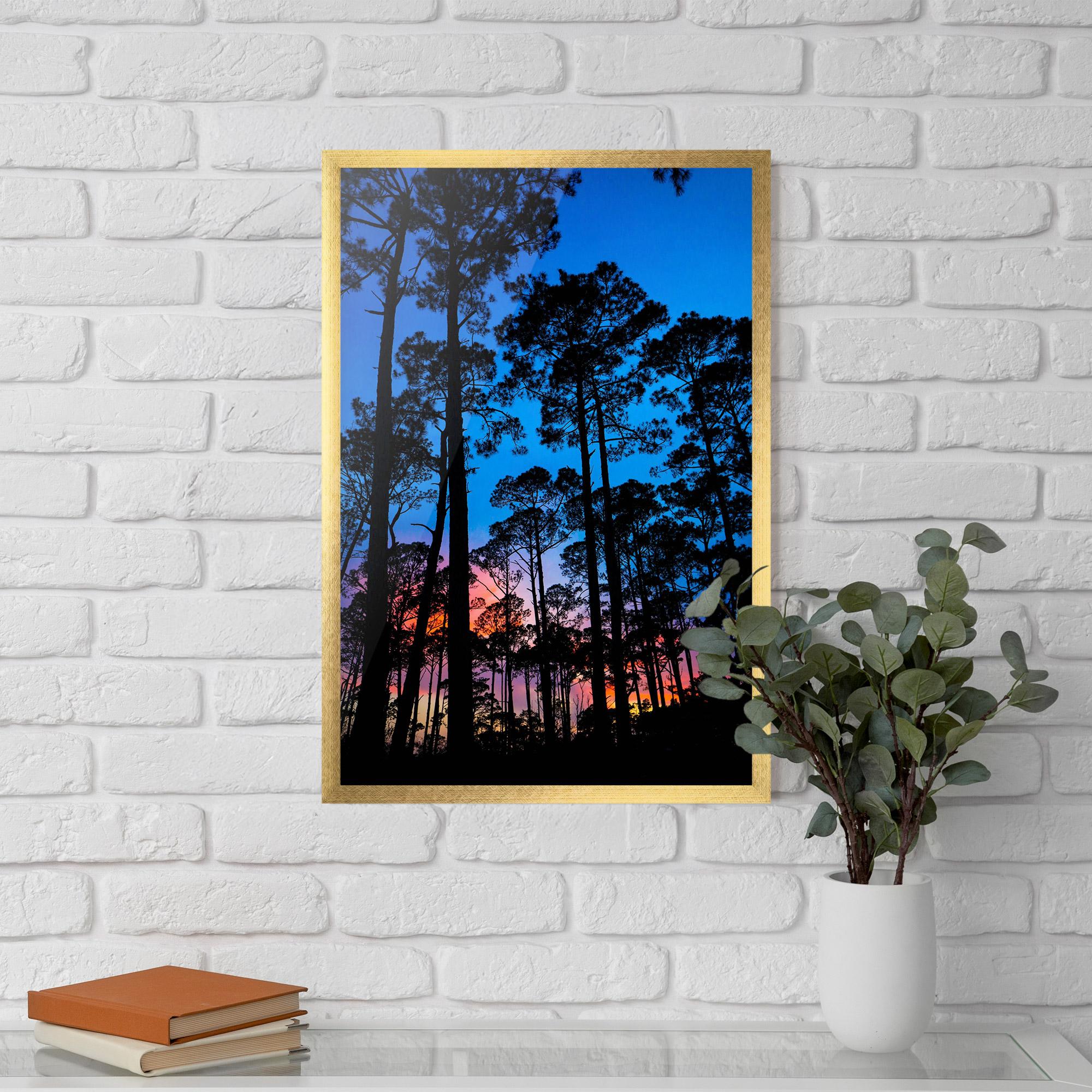 Plakat w Ramie Blue Sky Forest mockup 5