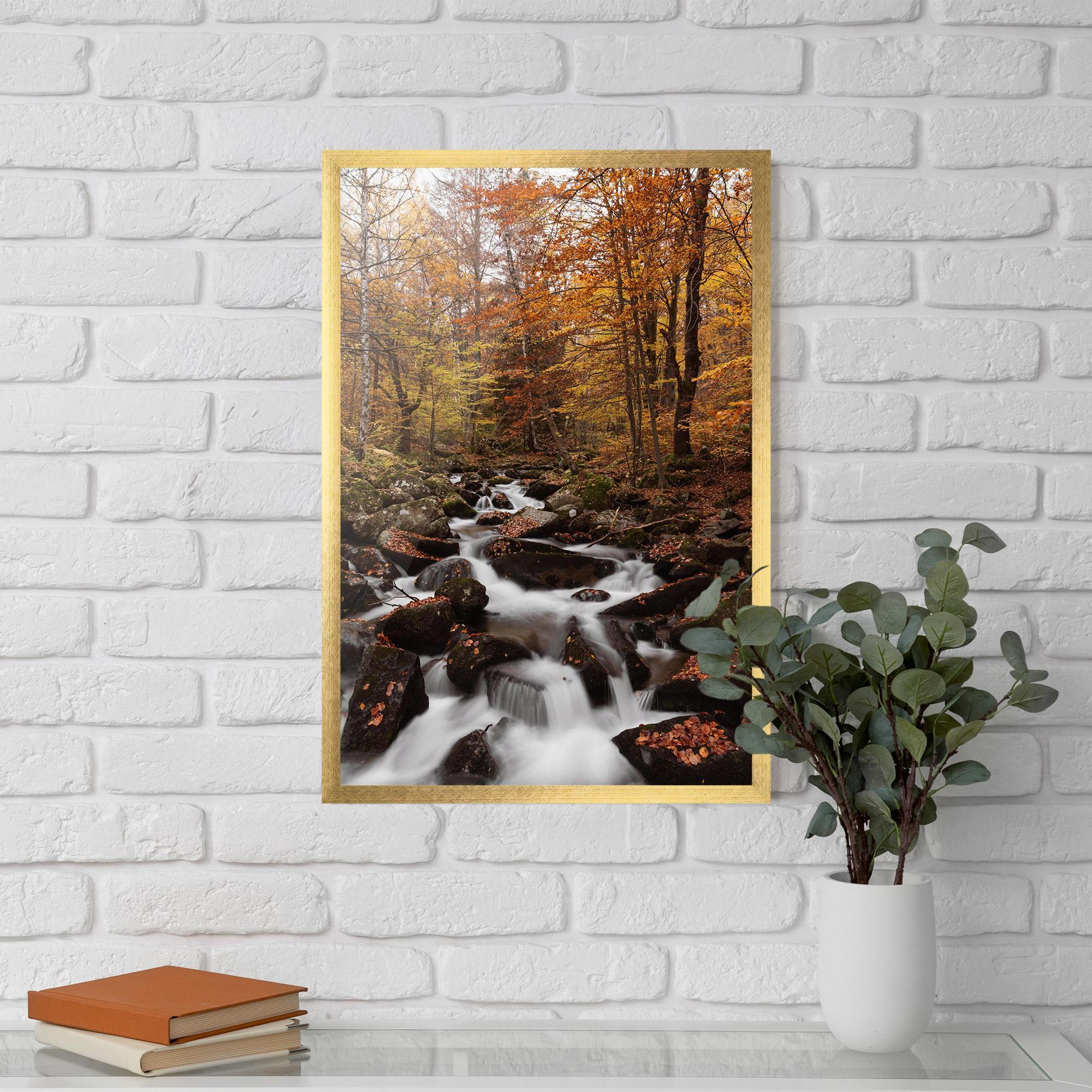 Plakat w Ramie River Forest View mockup 5