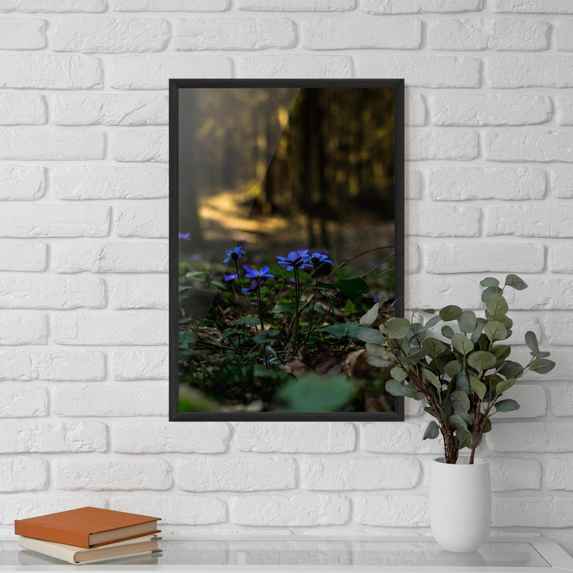 Plakat w Ramie Purple Flower Forest mockup 5