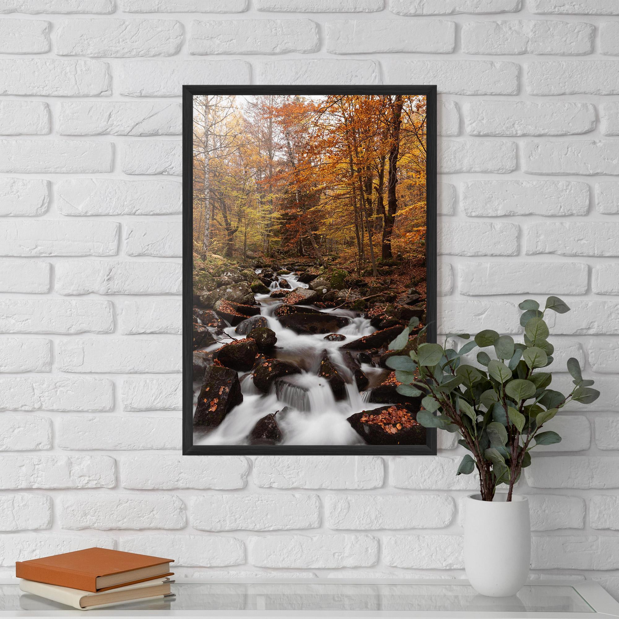 Plakat w Ramie River Forest View mockup 5