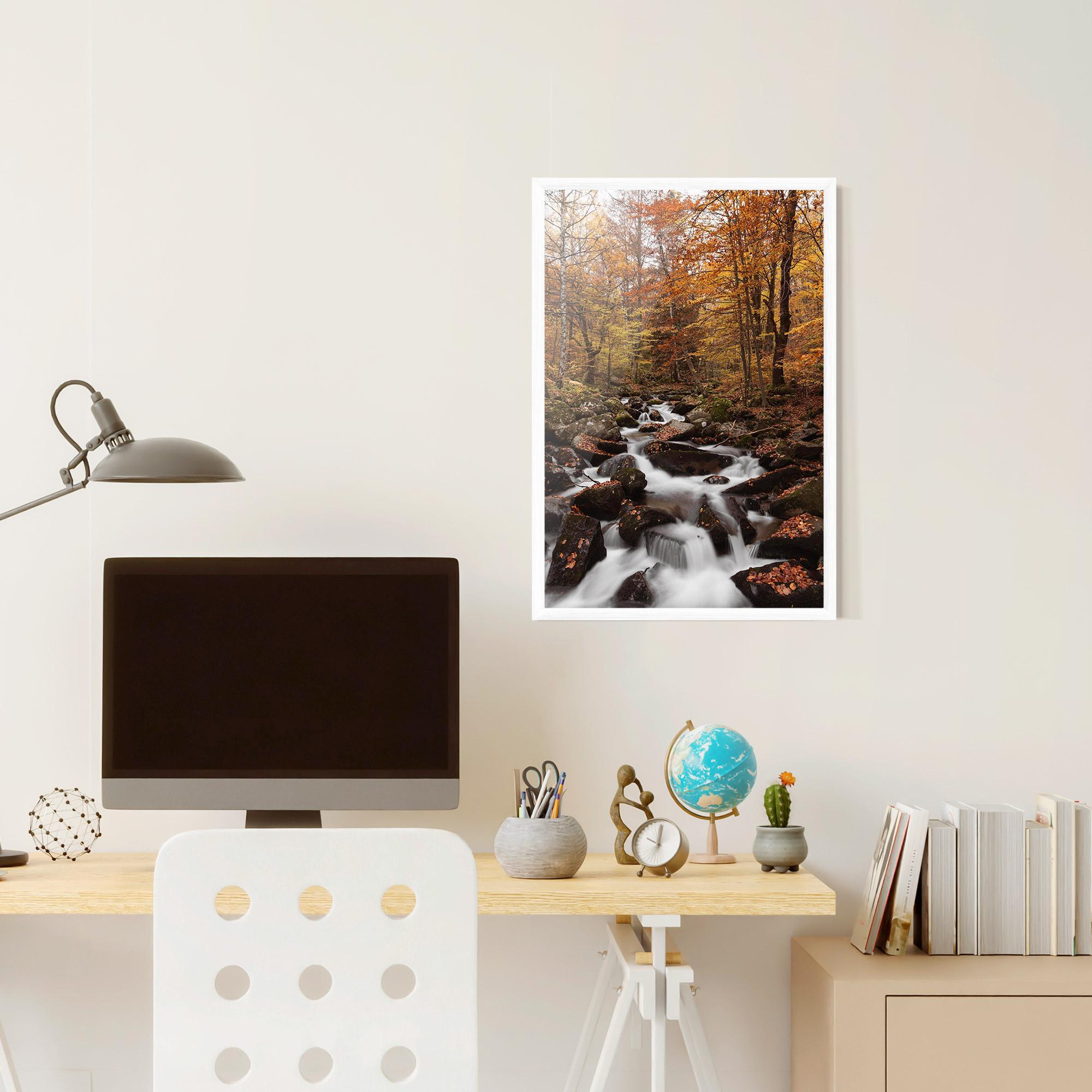Plakat w Ramie River Forest View mockup 6