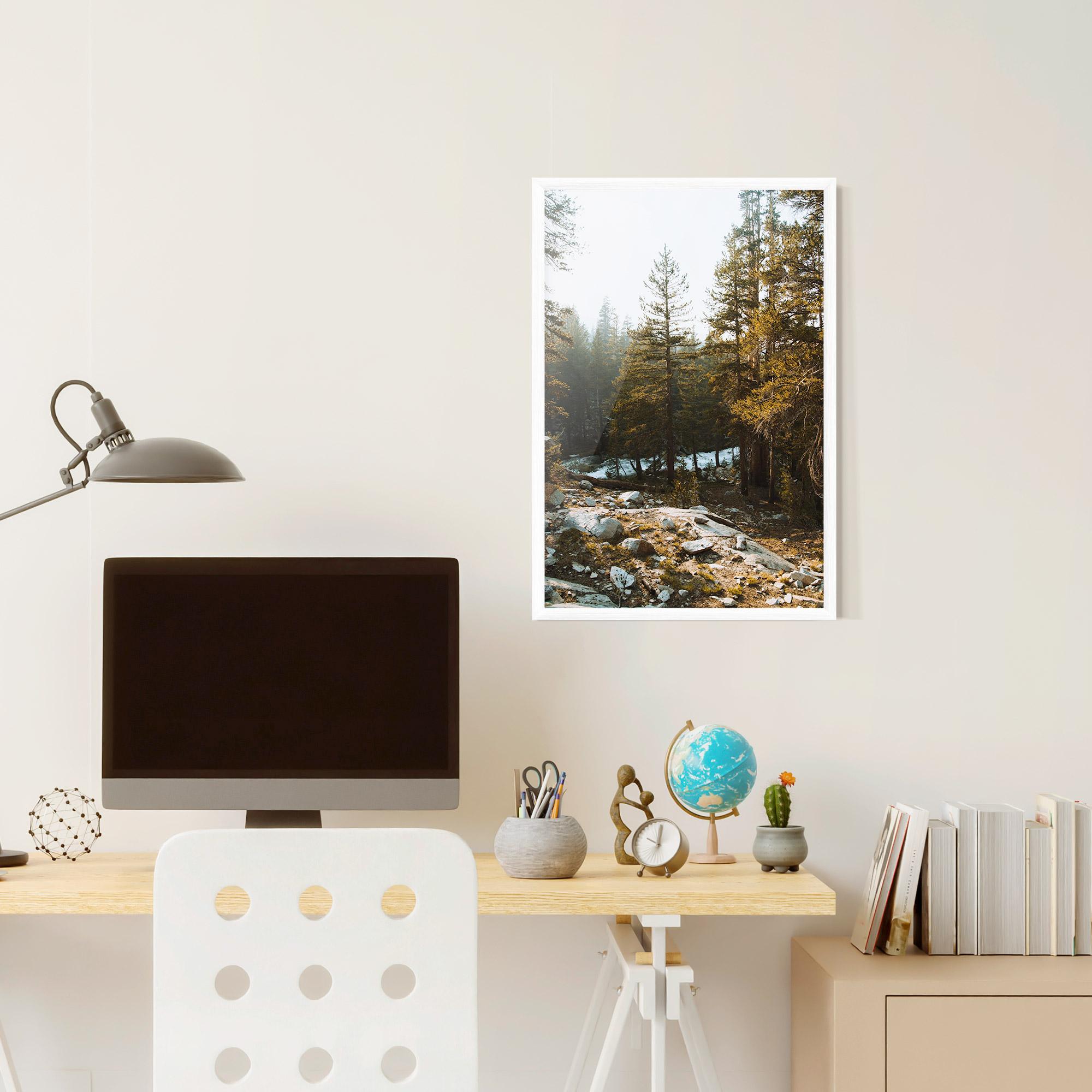 Plakat w Ramie Rock Forest View mockup 6
