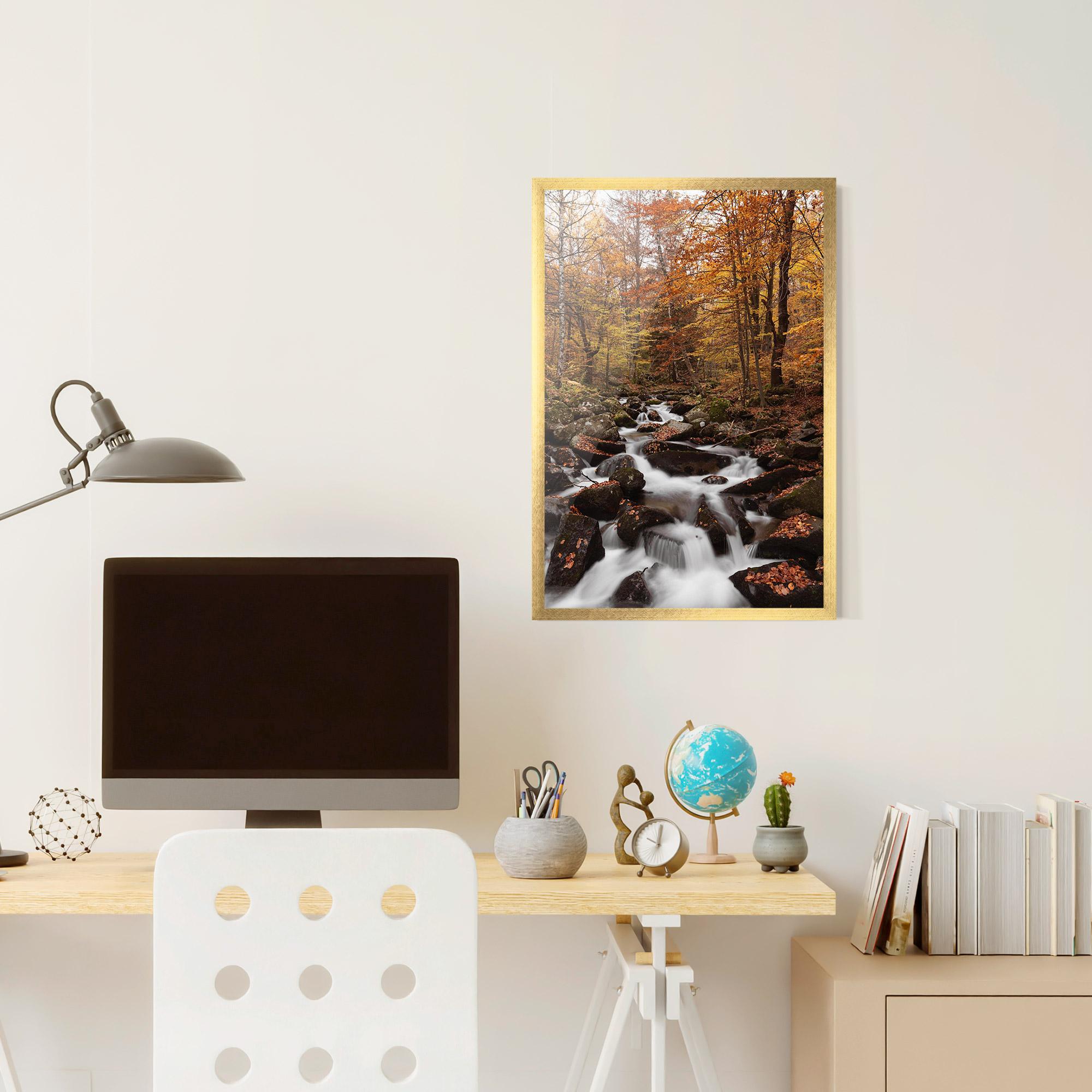 Plakat w Ramie River Forest View mockup 6