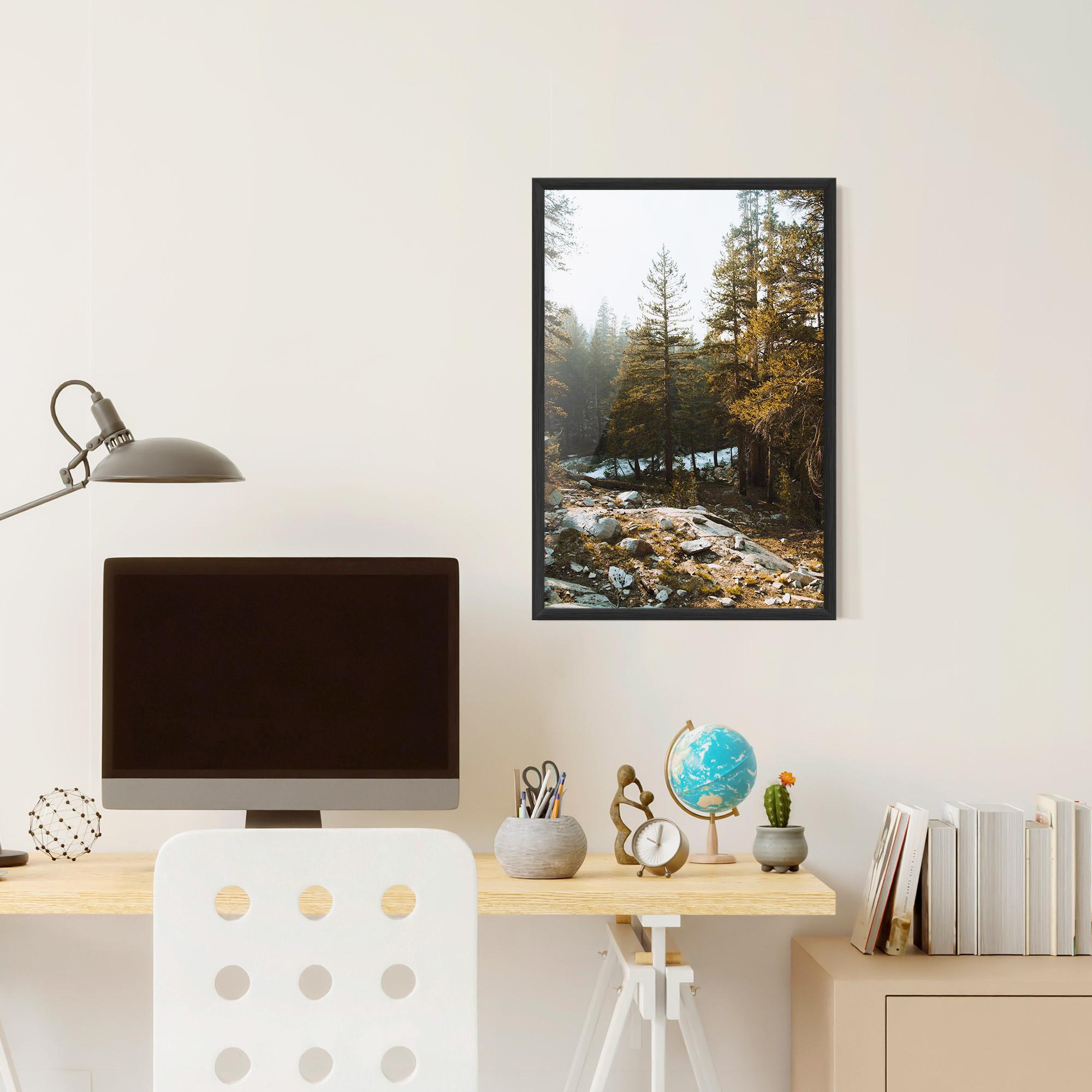 Plakat w Ramie Rock Forest View mockup 6