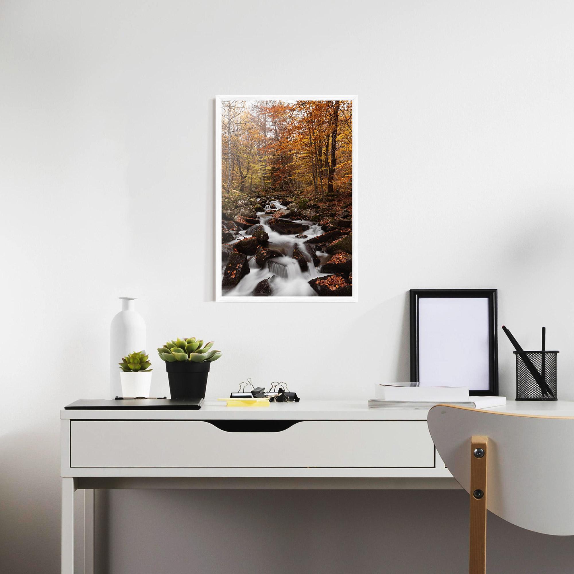 Plakat w Ramie River Forest View mockup 7