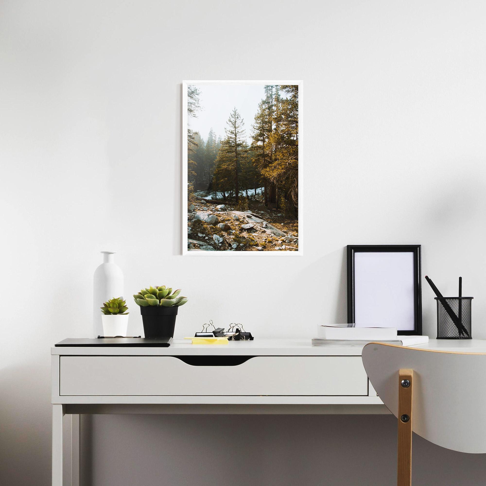 Plakat w Ramie Rock Forest View mockup 7