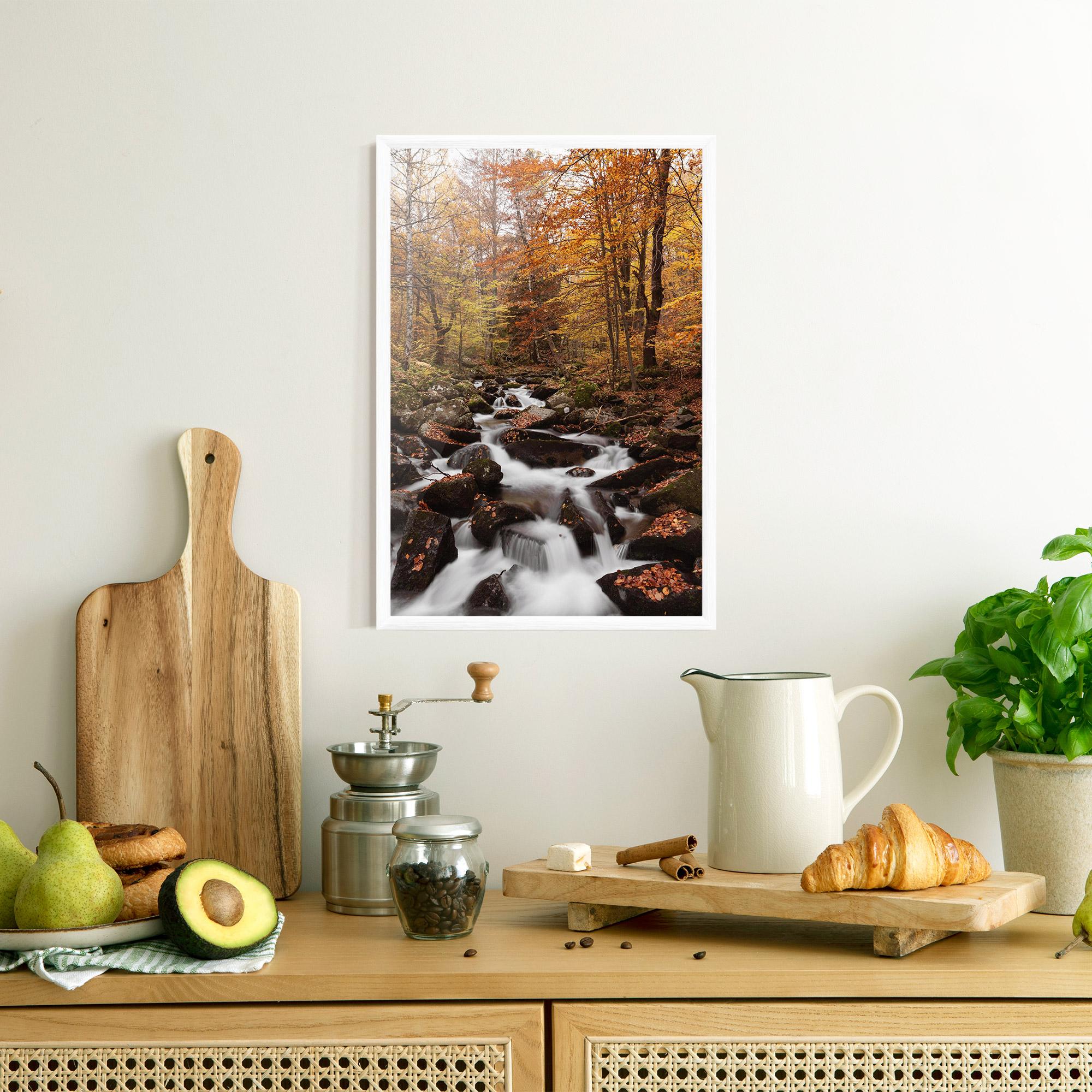 Plakat w Ramie River Forest View mockup 8