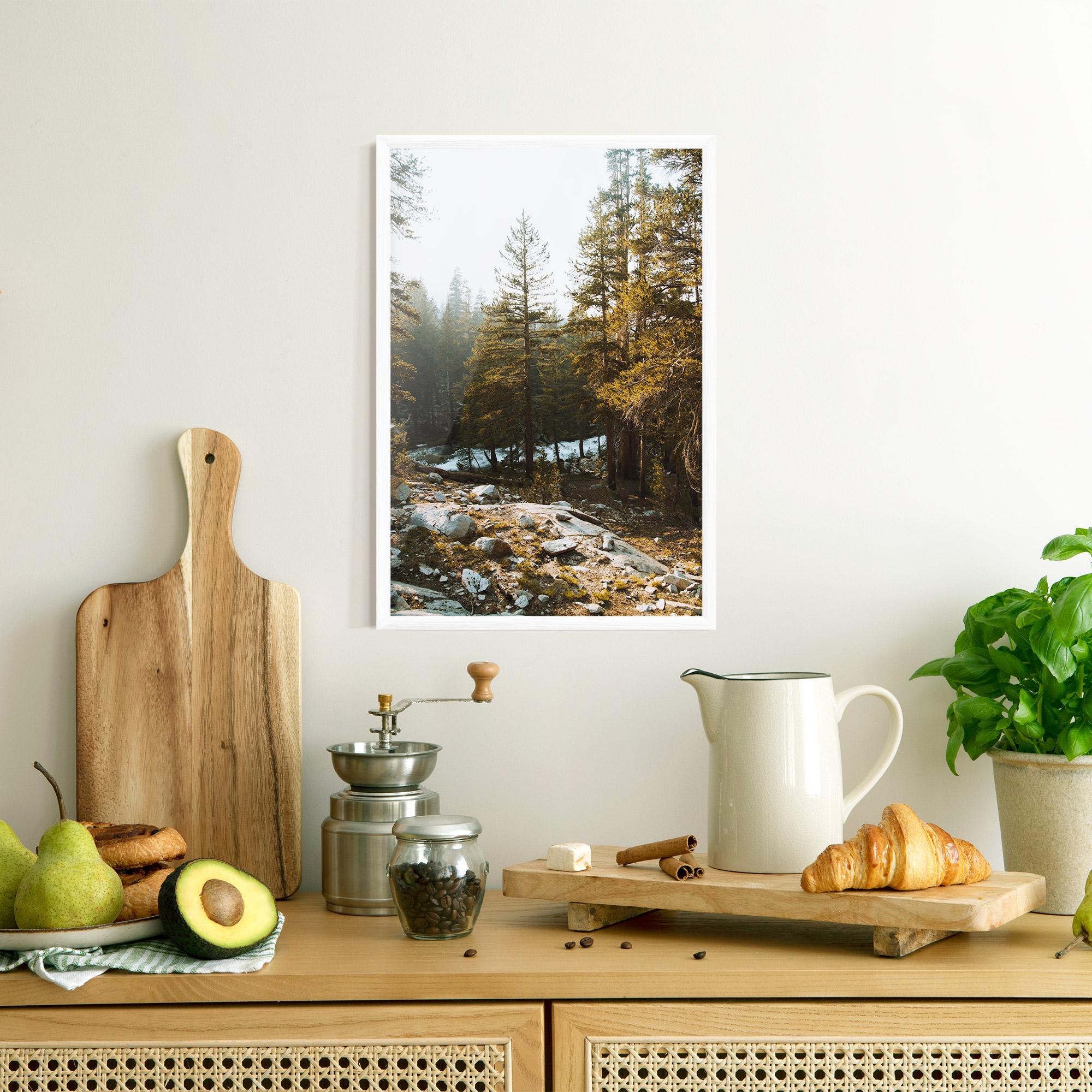 Plakat w Ramie Rock Forest View mockup 8