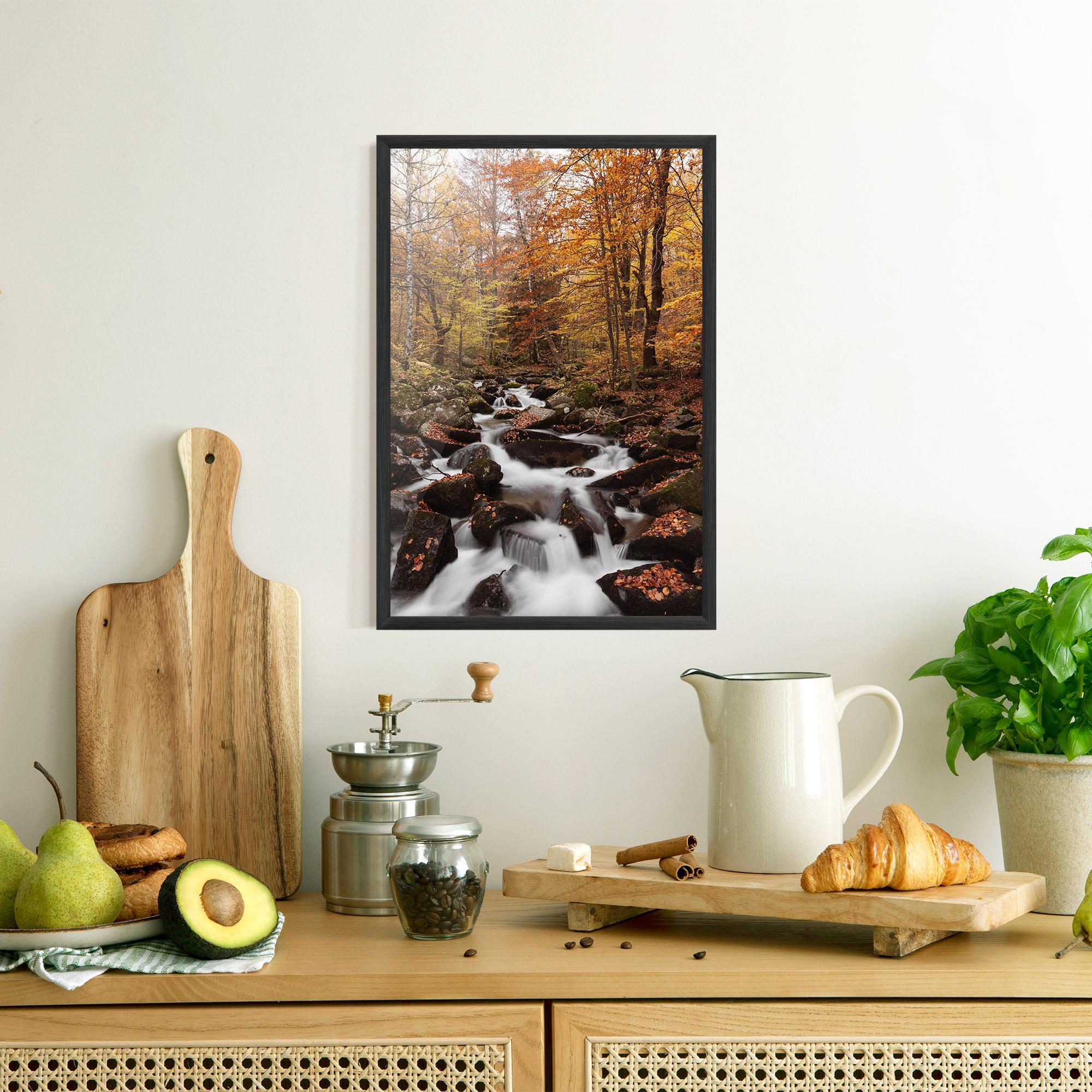 Plakat w Ramie River Forest View mockup 8