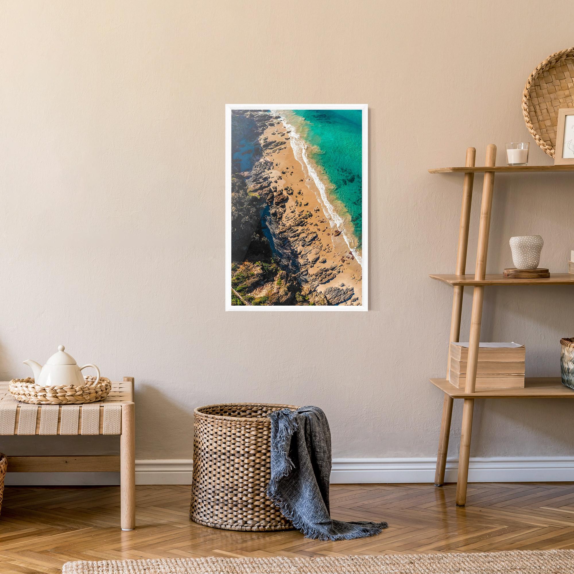 Plakat w Ramie Rocky Beach mockup 9