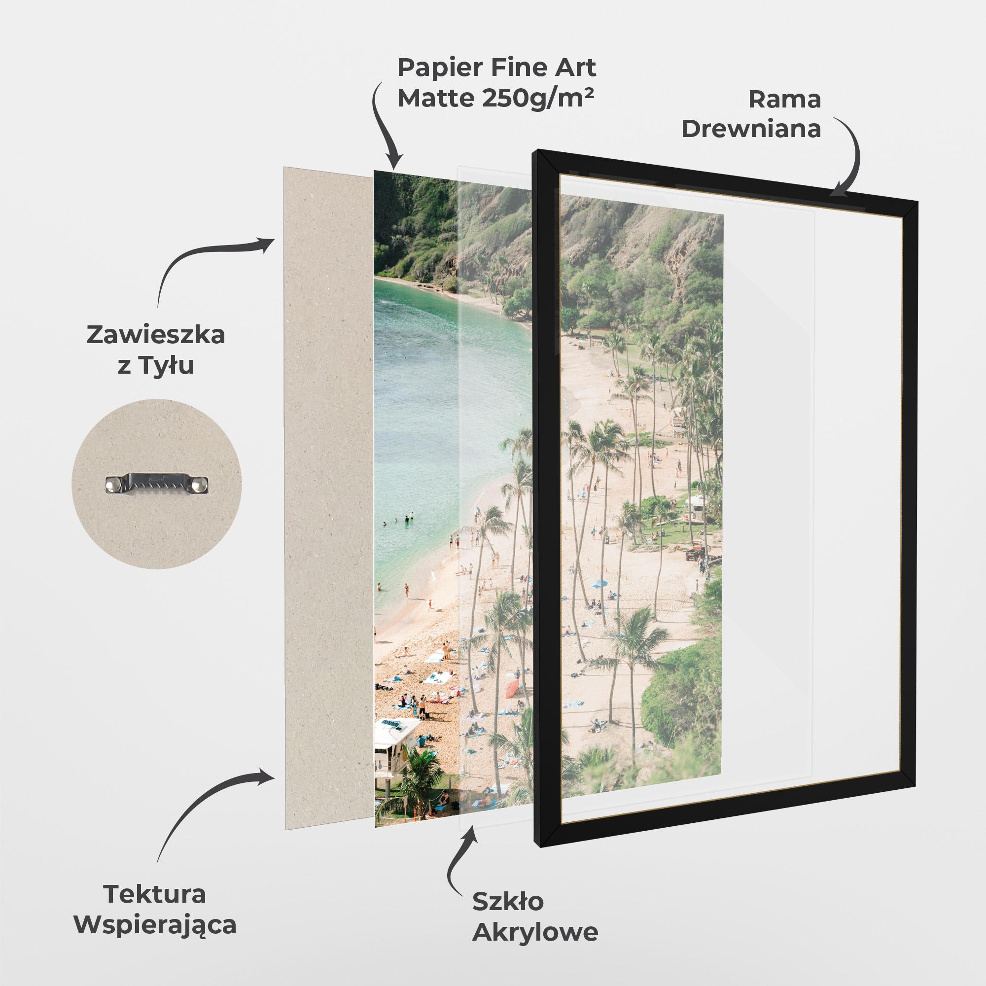 Plakat w Ramie Beach Day mockup 1