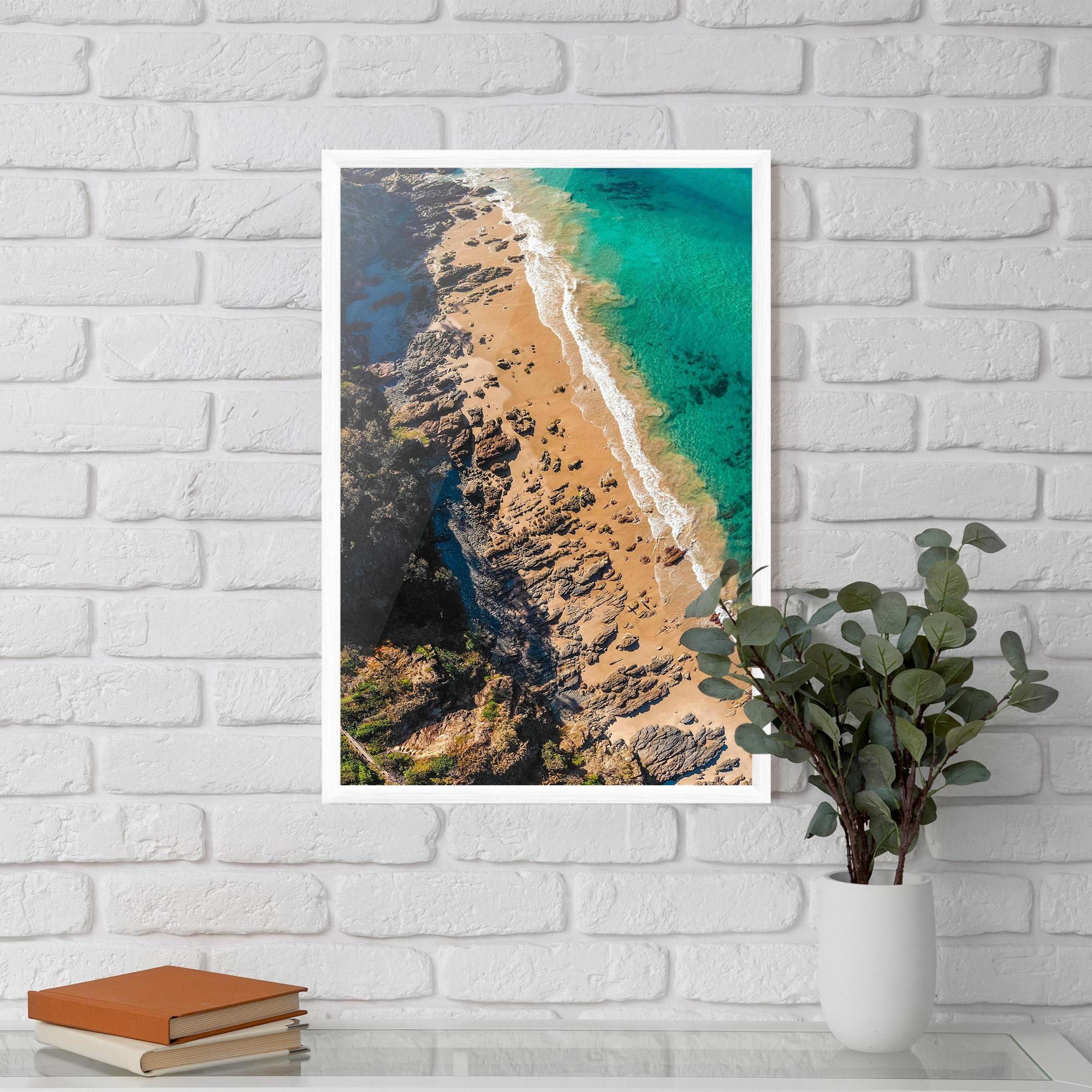 Plakat w Ramie Rocky Beach mockup 5