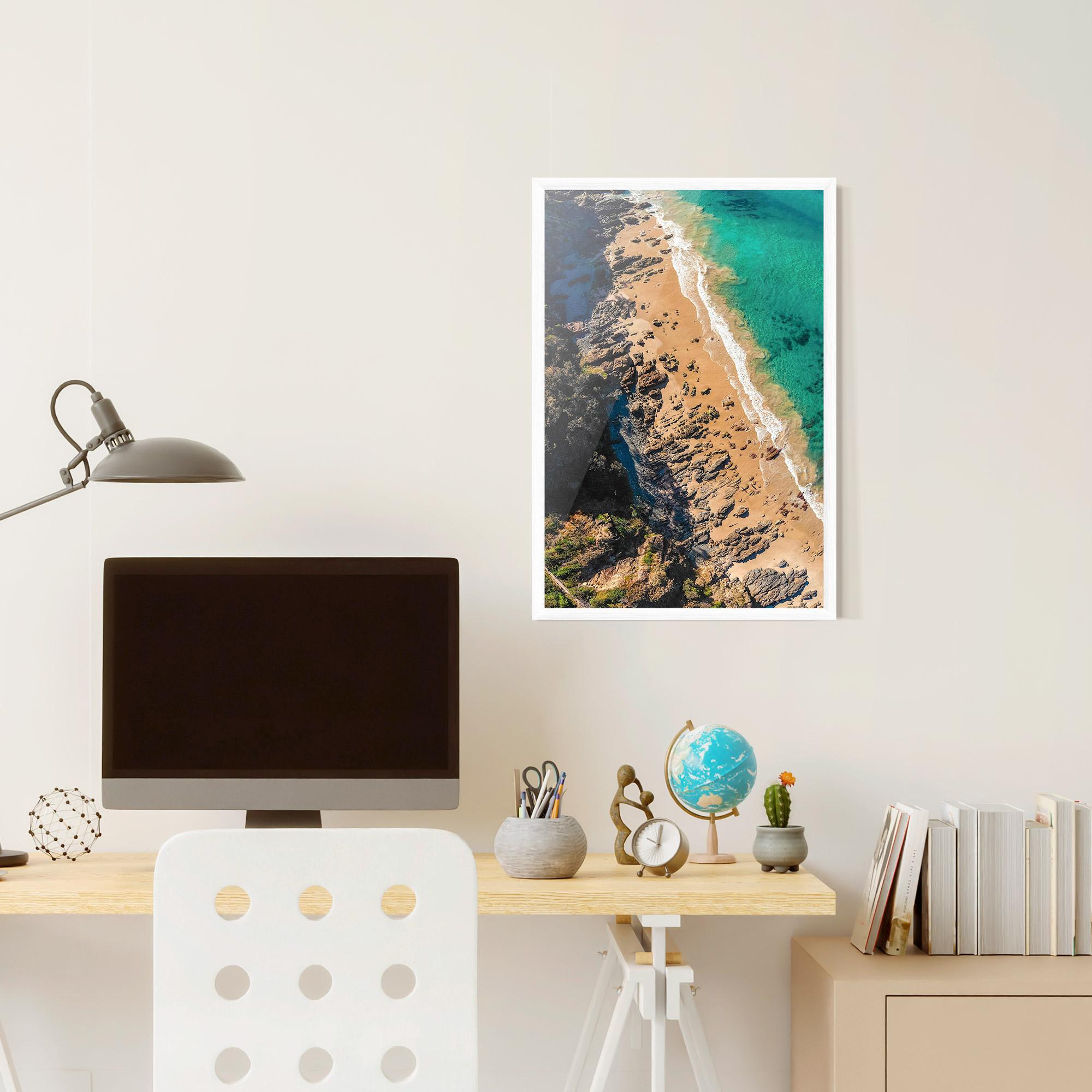 Plakat w Ramie Rocky Beach mockup 6
