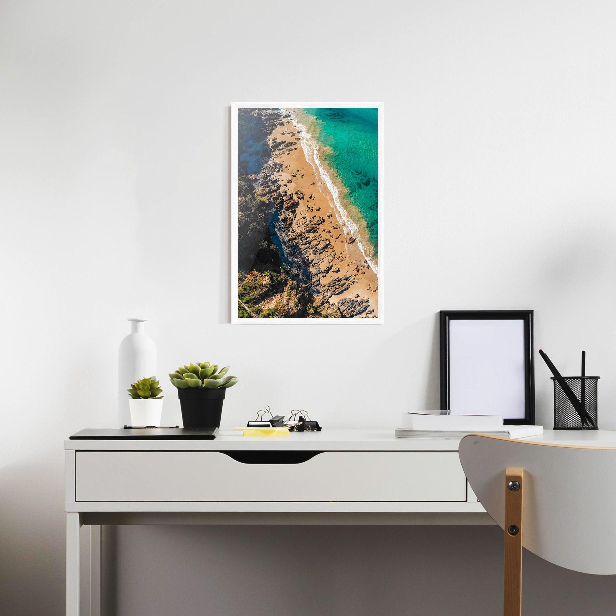 Plakat w Ramie Rocky Beach mockup 7