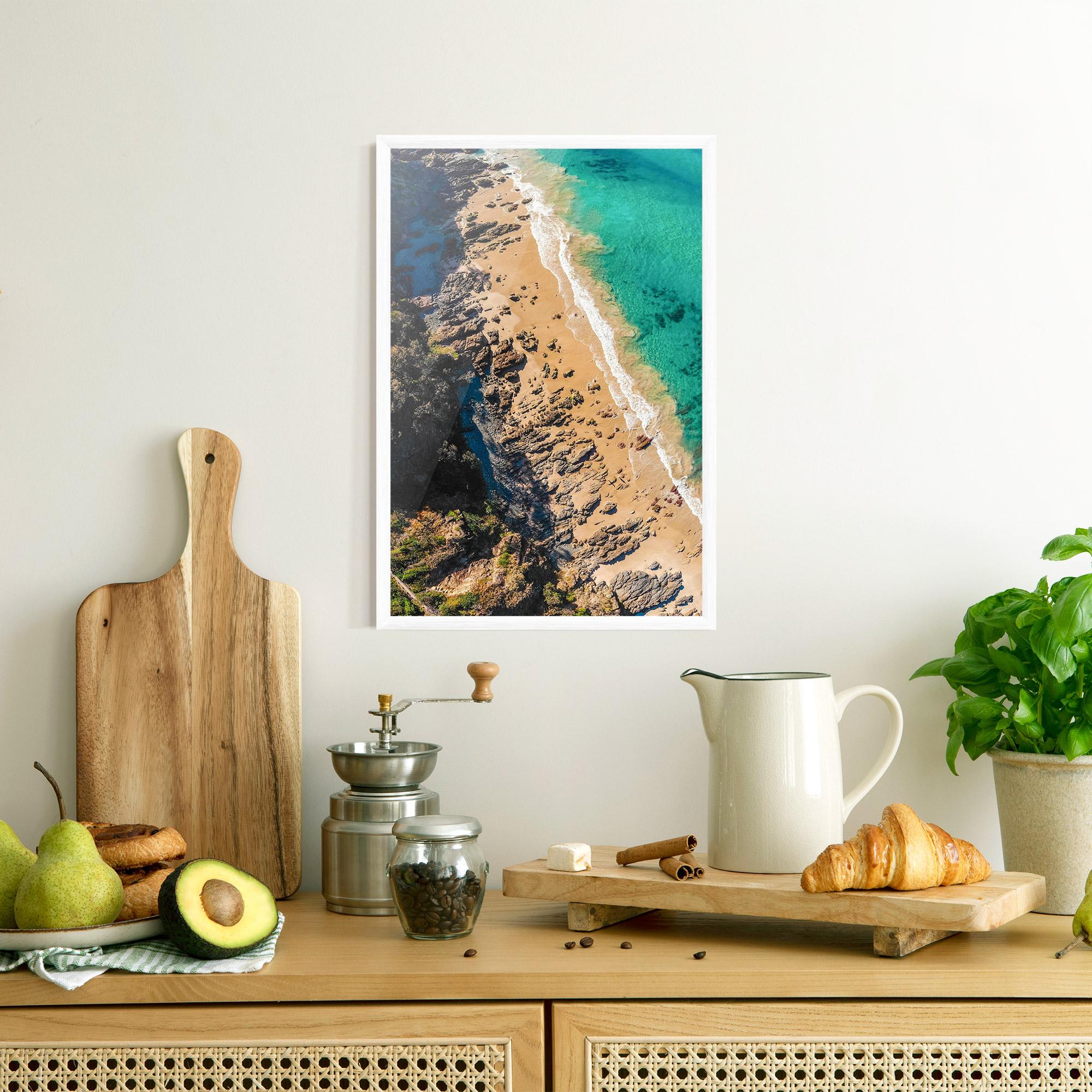 Plakat w Ramie Rocky Beach mockup 8