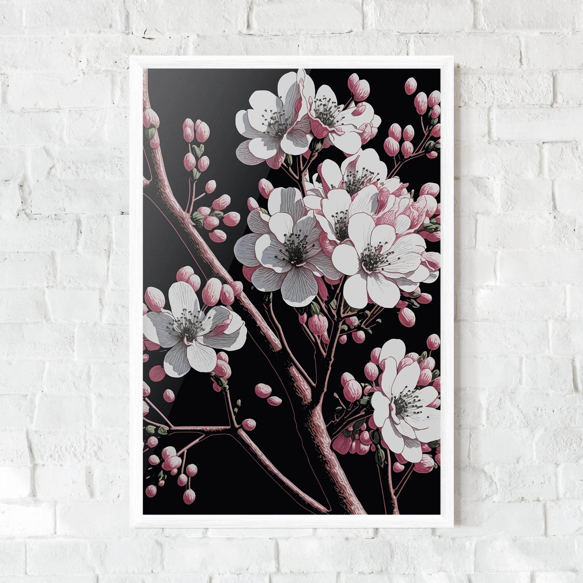 Plakat w Ramie Spring Flowers mockup 0