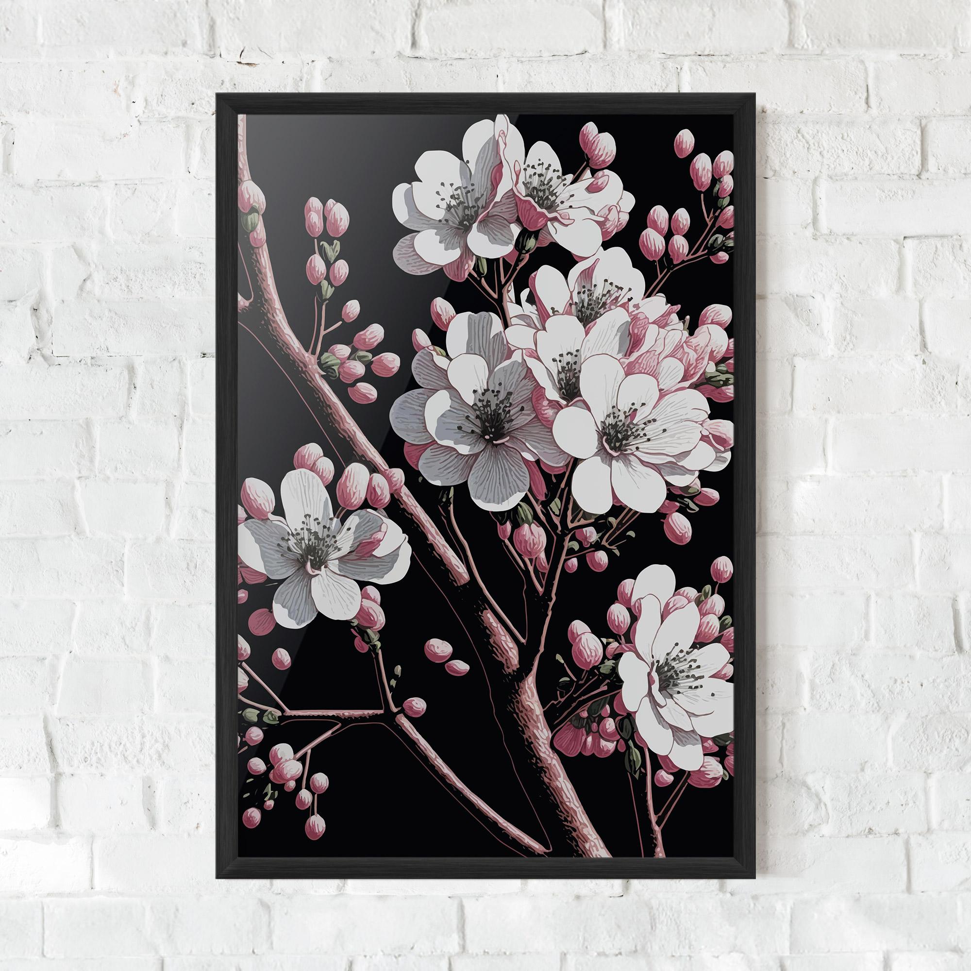 Plakat w Ramie Spring Flowers mockup 0