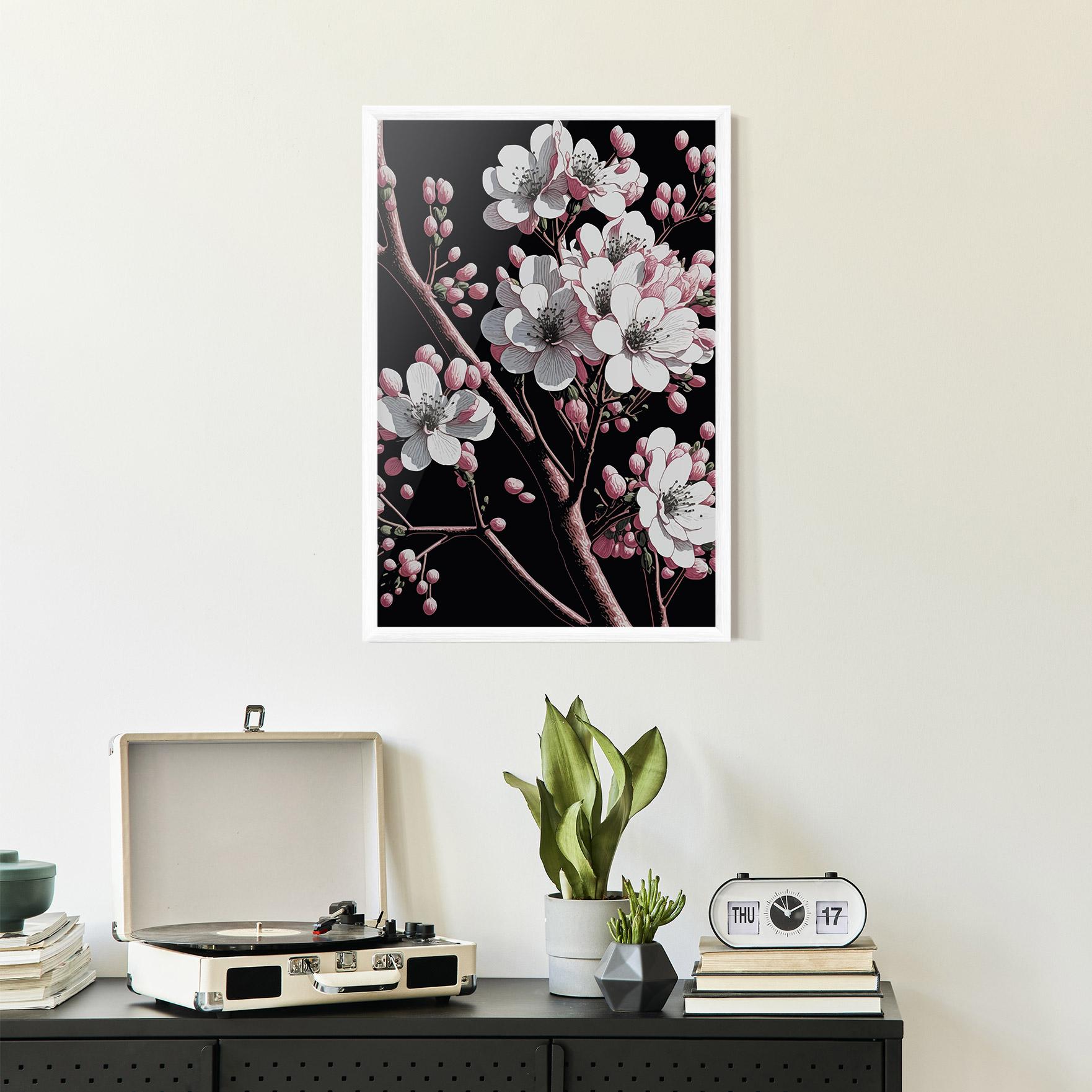 Plakat w Ramie Spring Flowers mockup 2