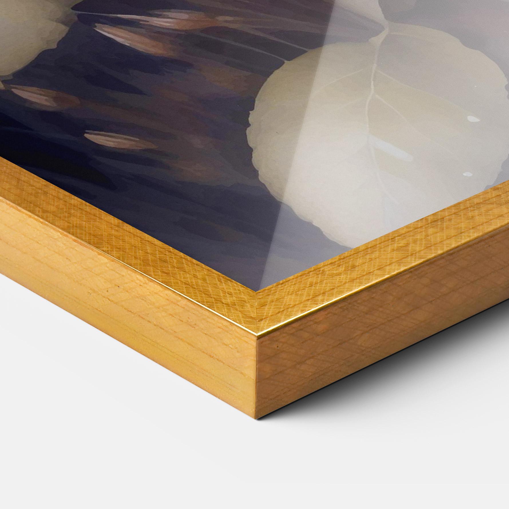 Plakat w Ramie Cream Flower Spring mockup 3