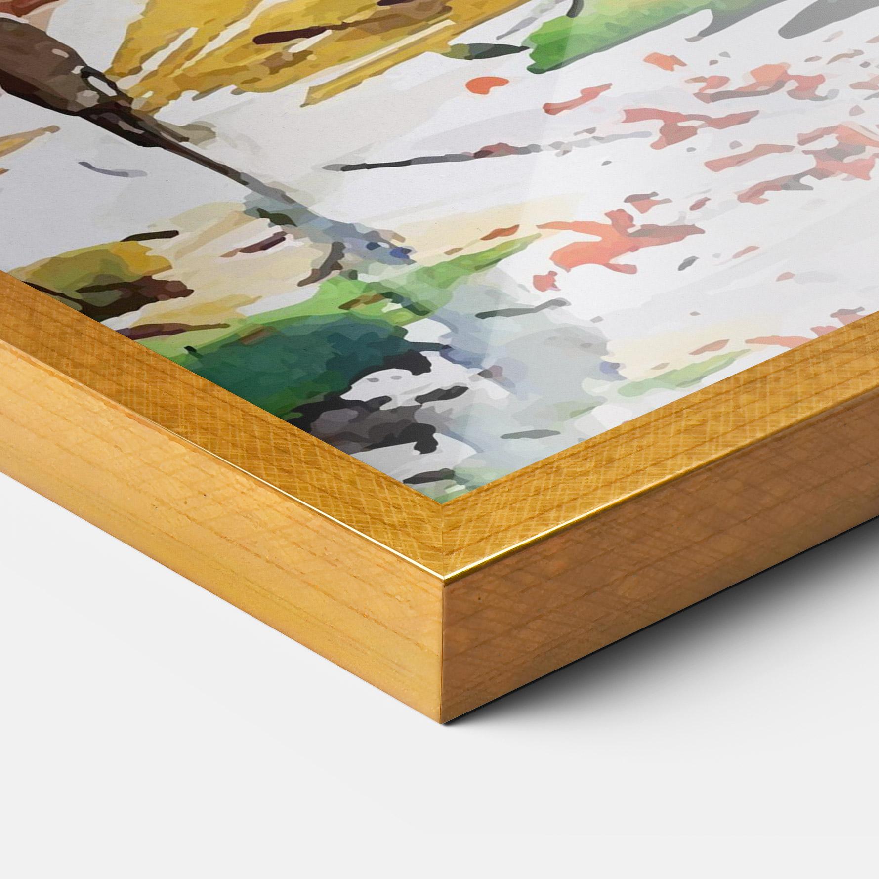 Plakat w Ramie Watercolor Spring Tree mockup 3