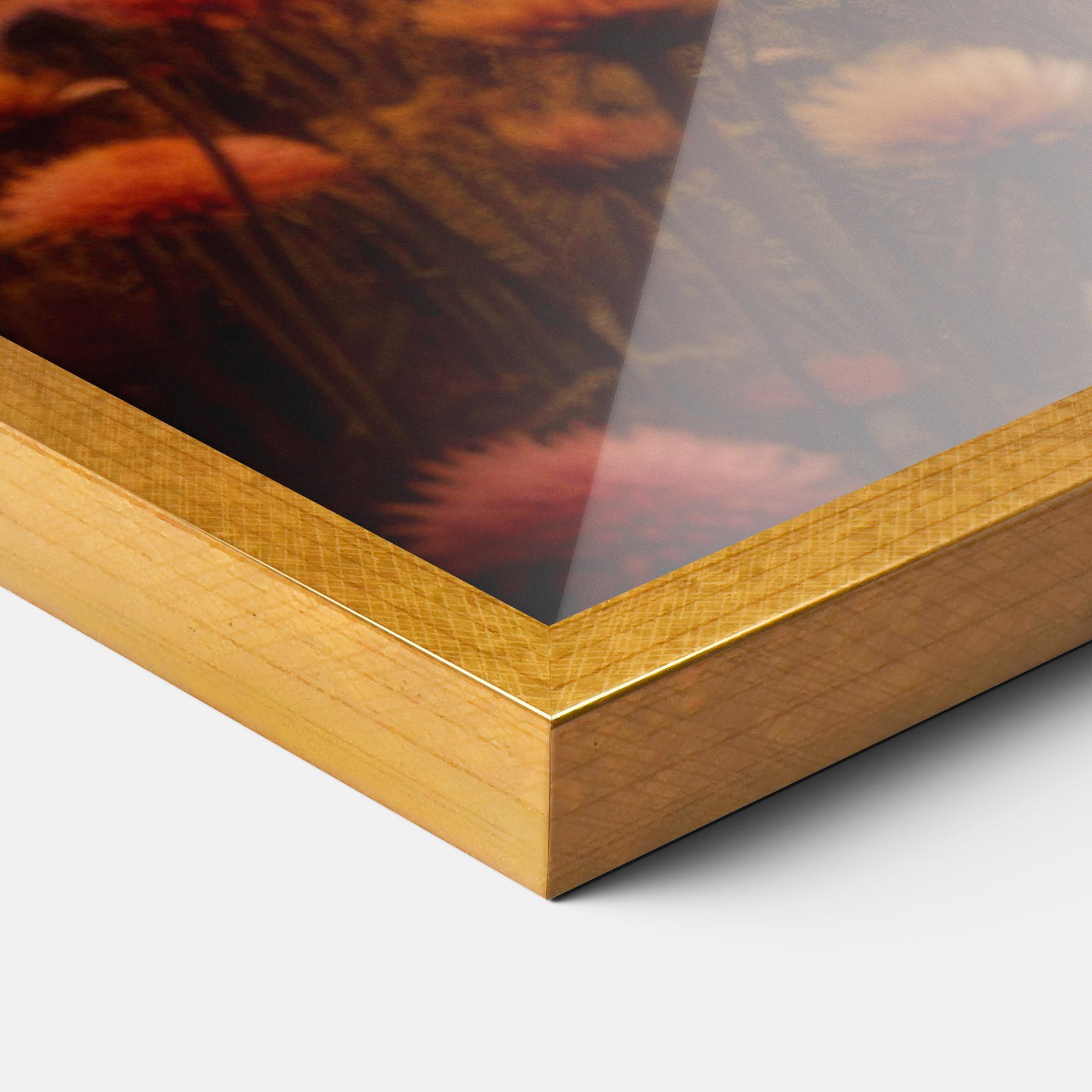 Plakat w Ramie Small Cabin Field mockup 3