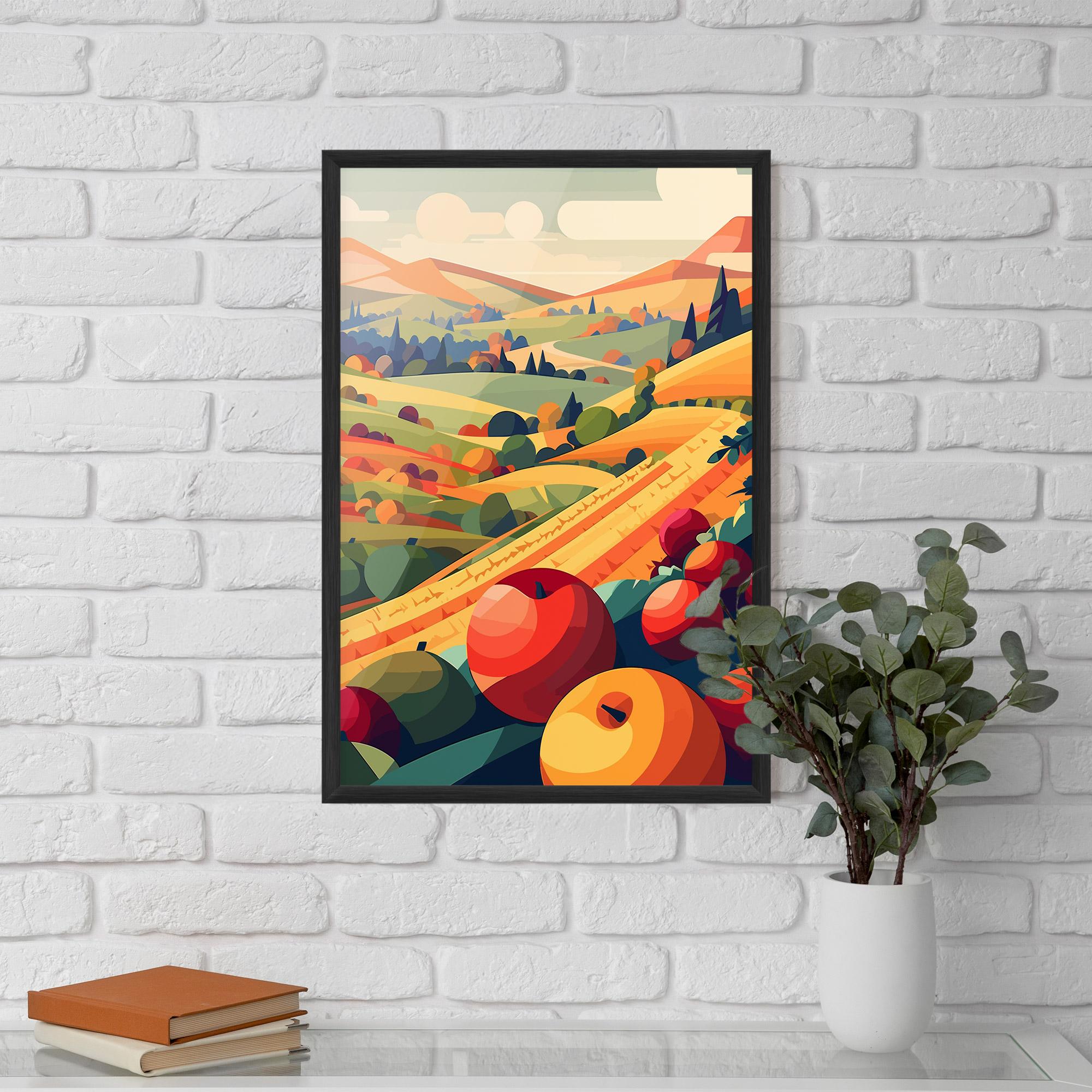 Plakat w Ramie Autumn Rural Fruits mockup 5