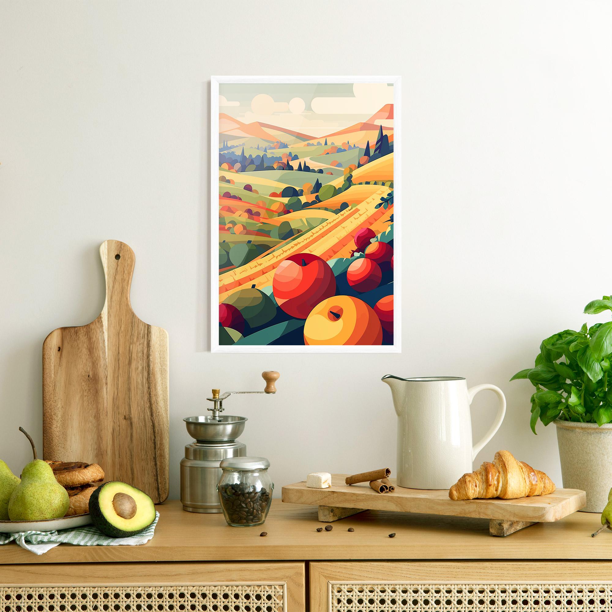 Plakat w Ramie Autumn Rural Fruits mockup 8
