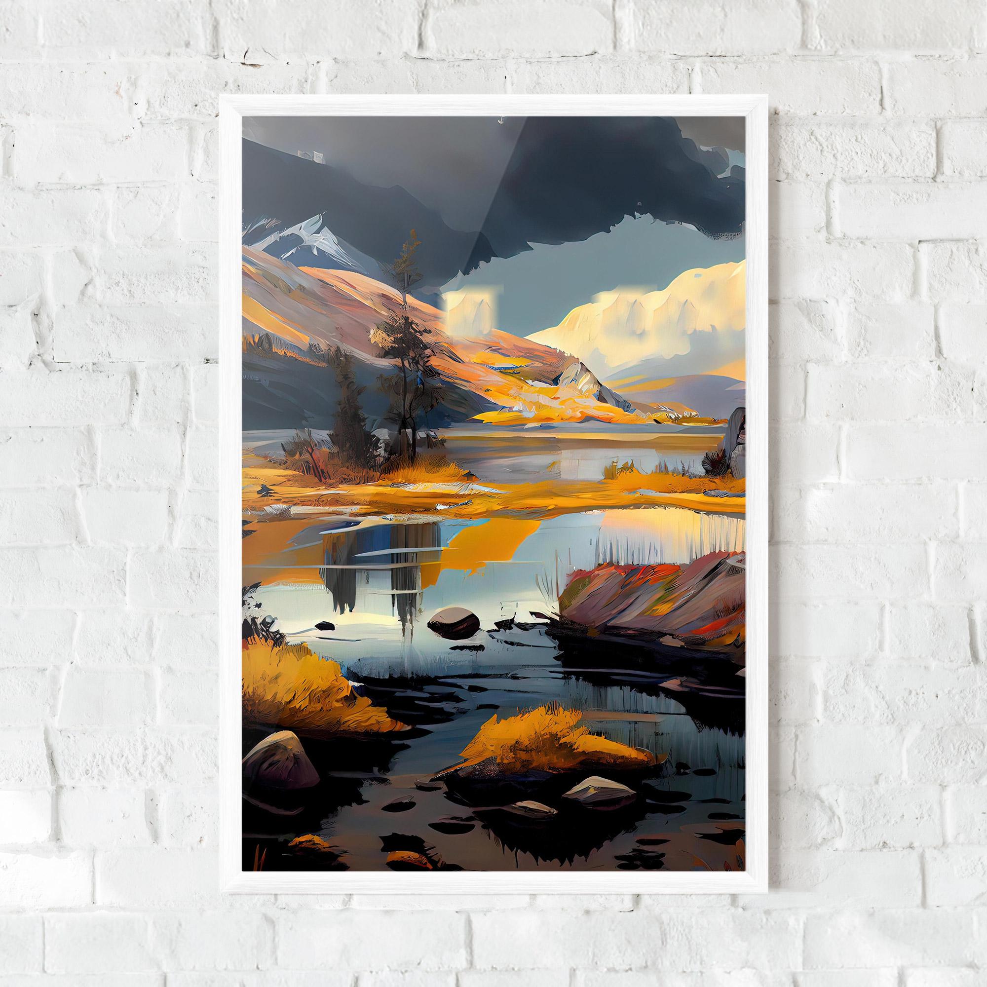 Plakat w Ramie Autumn Landscape mockup 0