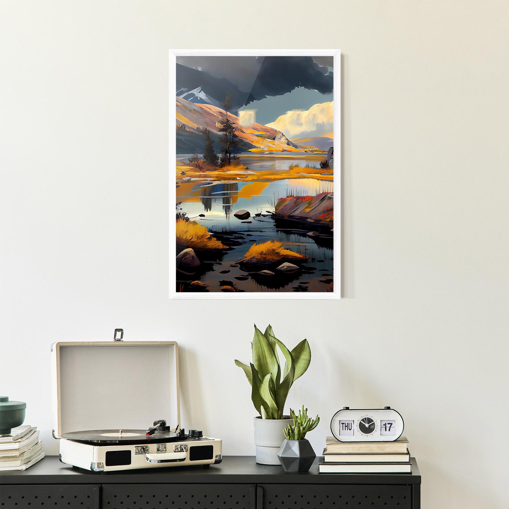 Plakat w Ramie Autumn Landscape mockup 2