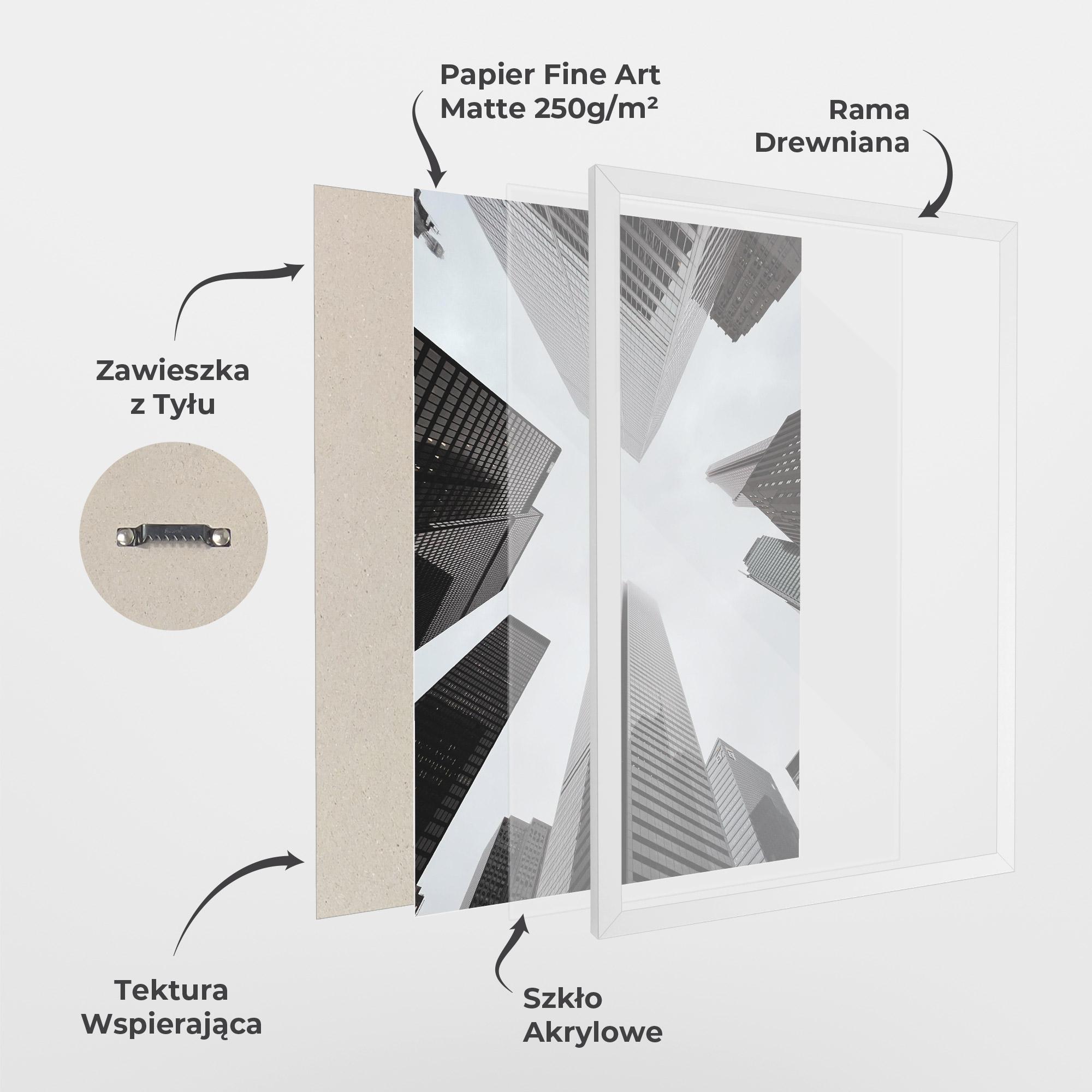 Plakat w Ramie High Grey Building mockup 1