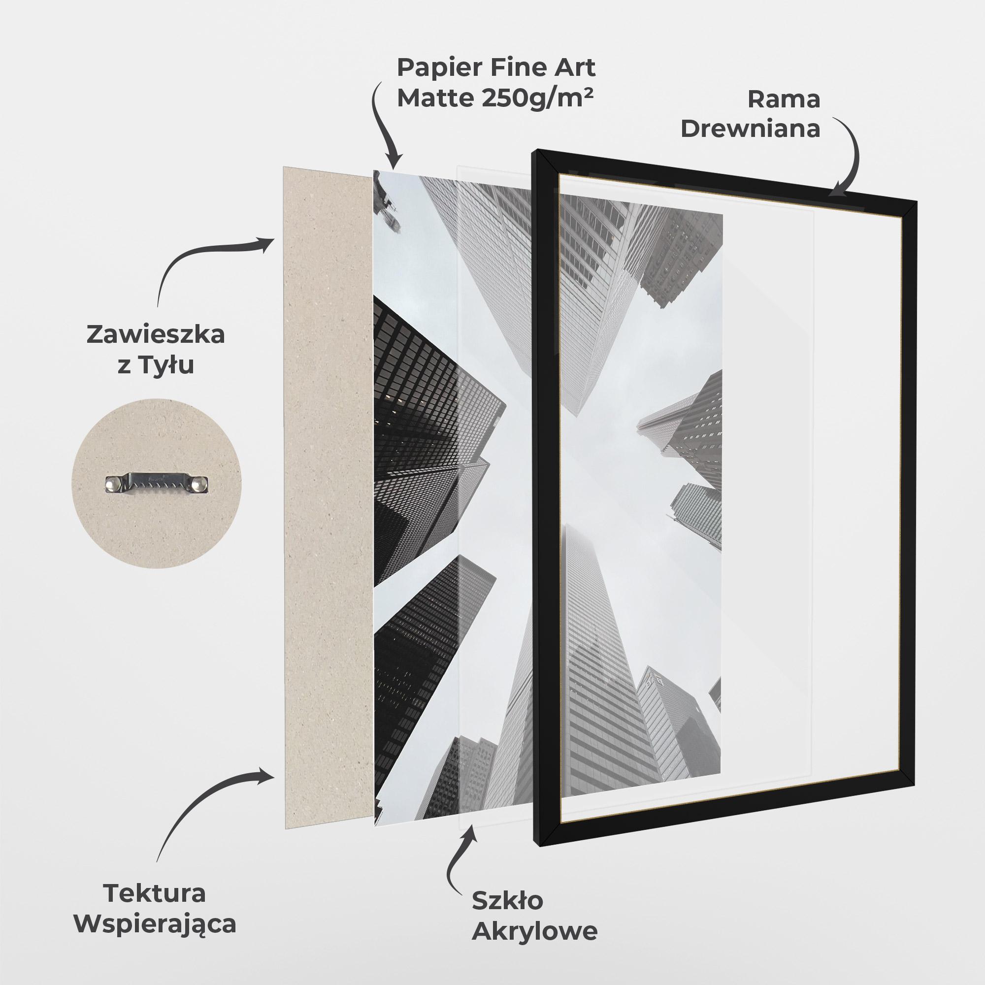 Plakat w Ramie High Grey Building mockup 1