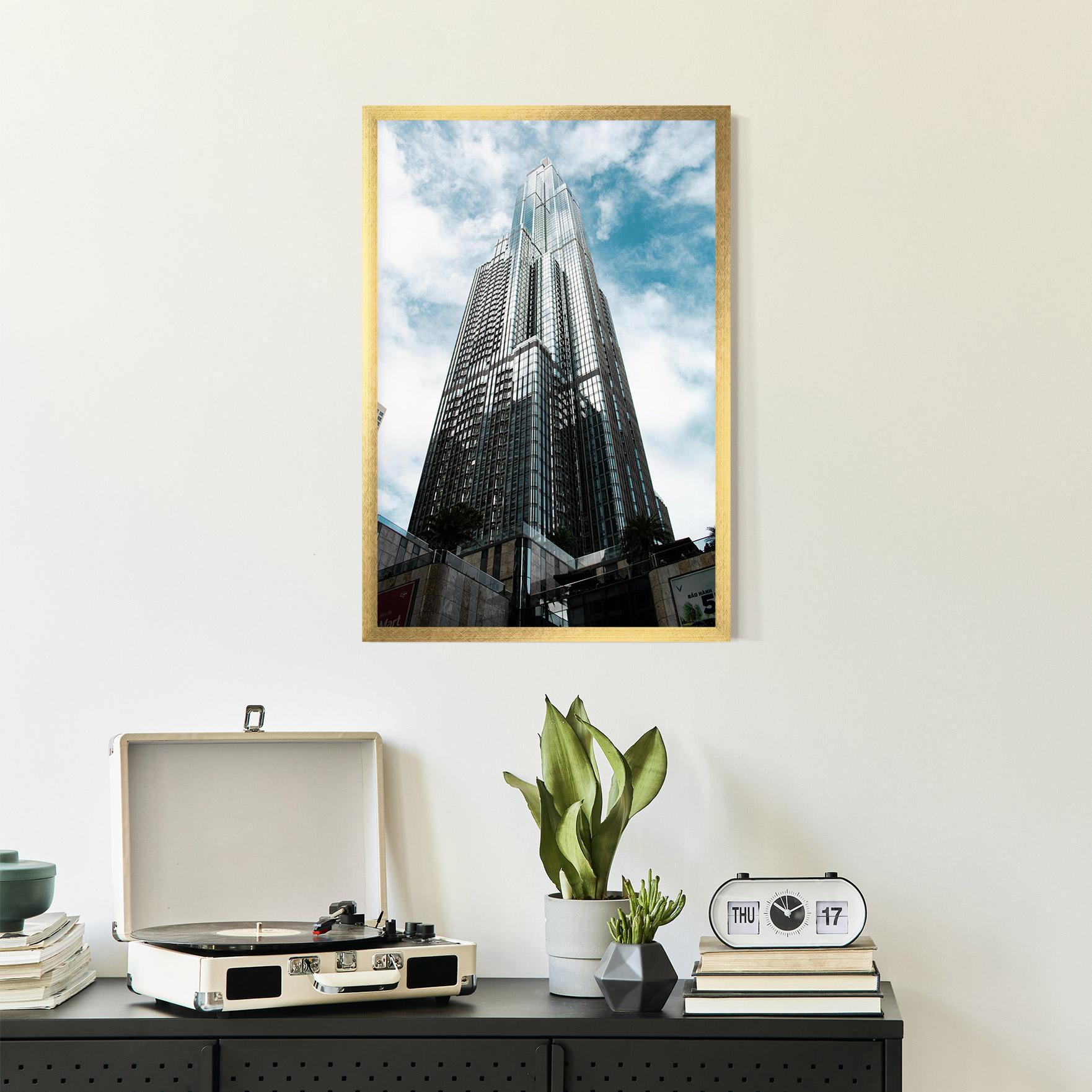 Plakat w Ramie High Building Sky mockup 2