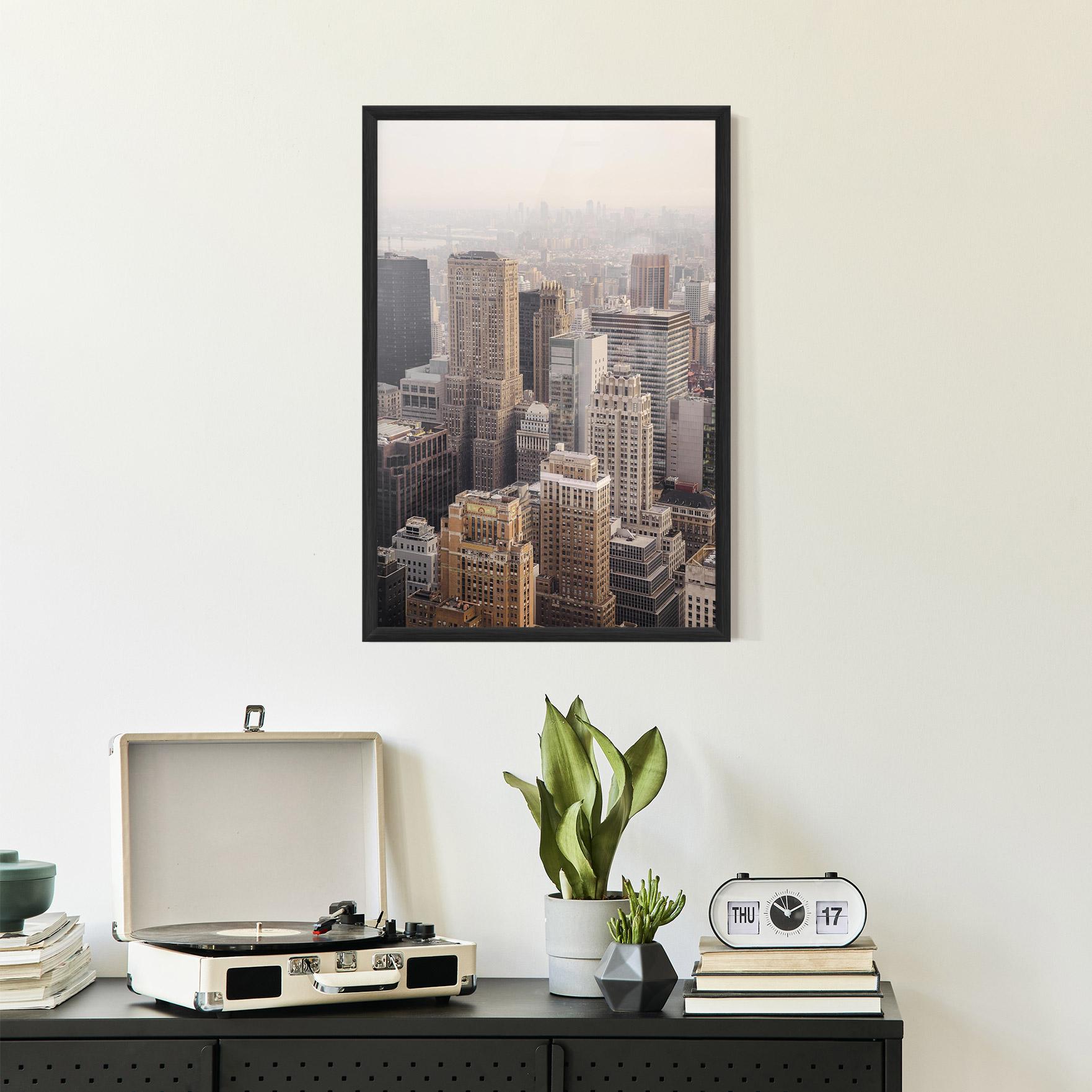 Plakat w Ramie Cream Tower mockup 2