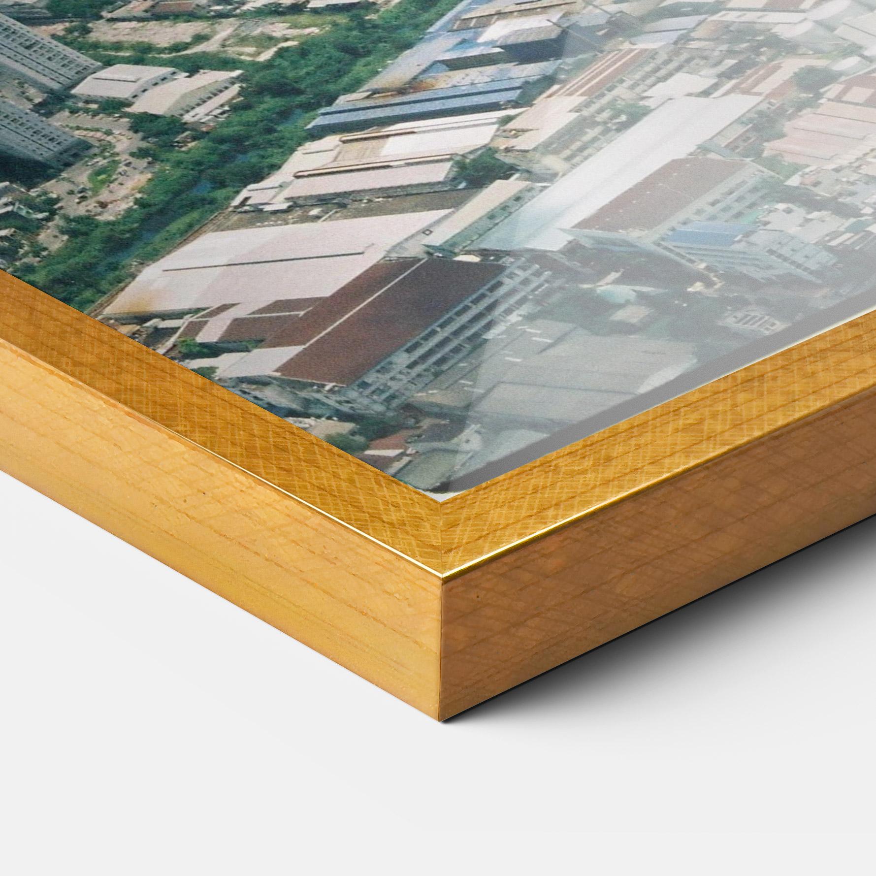 Plakat w Ramie Airplane View mockup 3