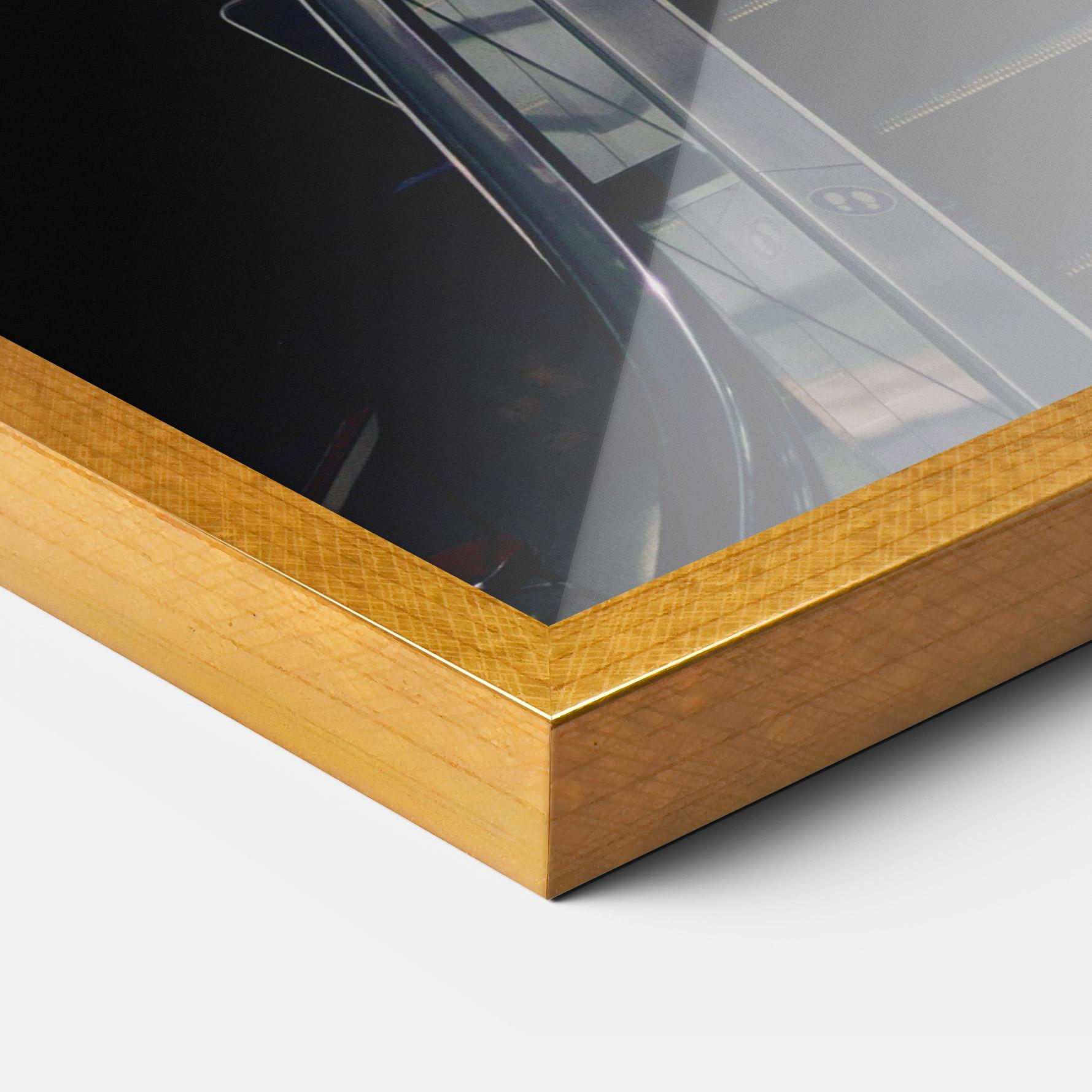 Plakat w Ramie Grey Stairs Building mockup 3