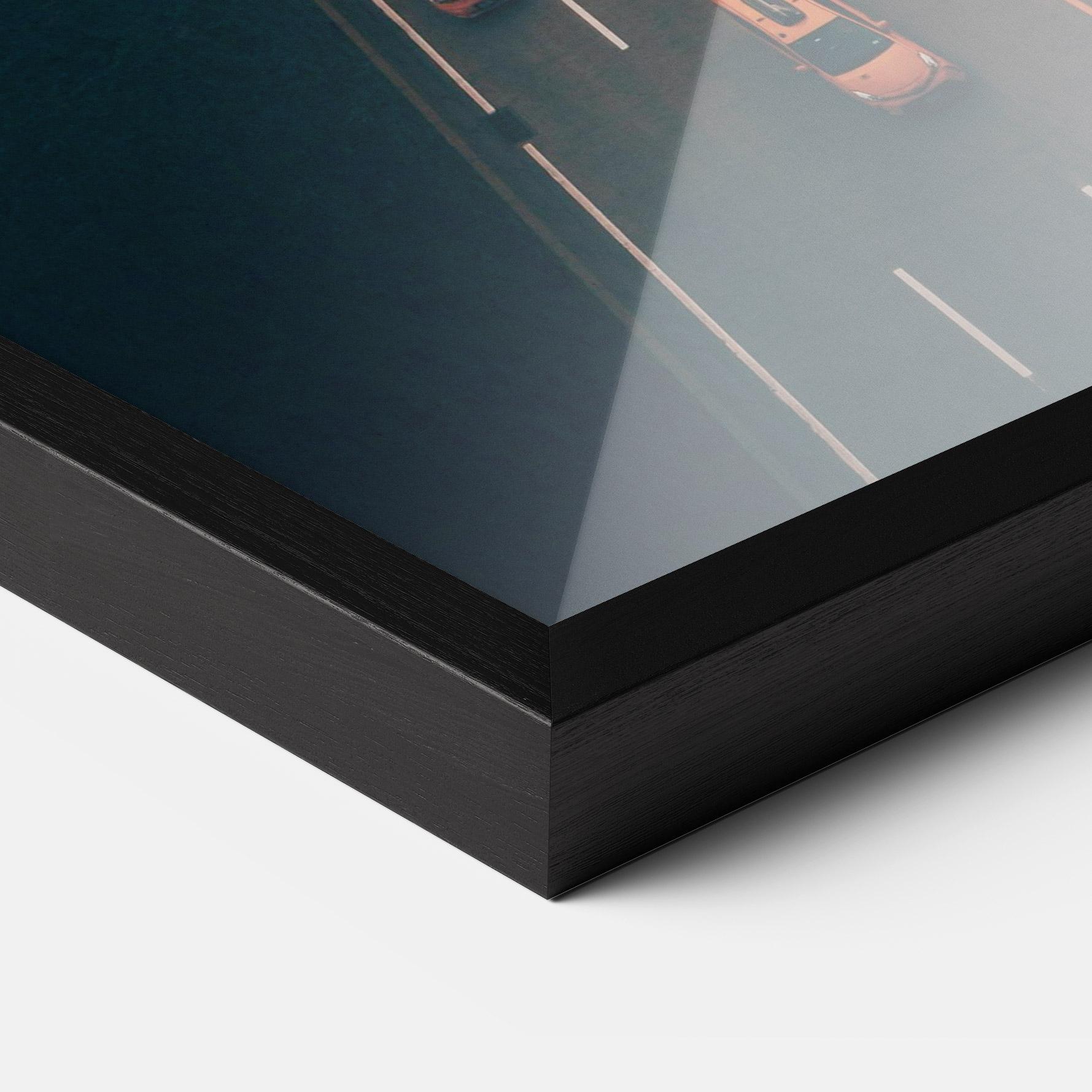 Plakat w Ramie Above City mockup 3