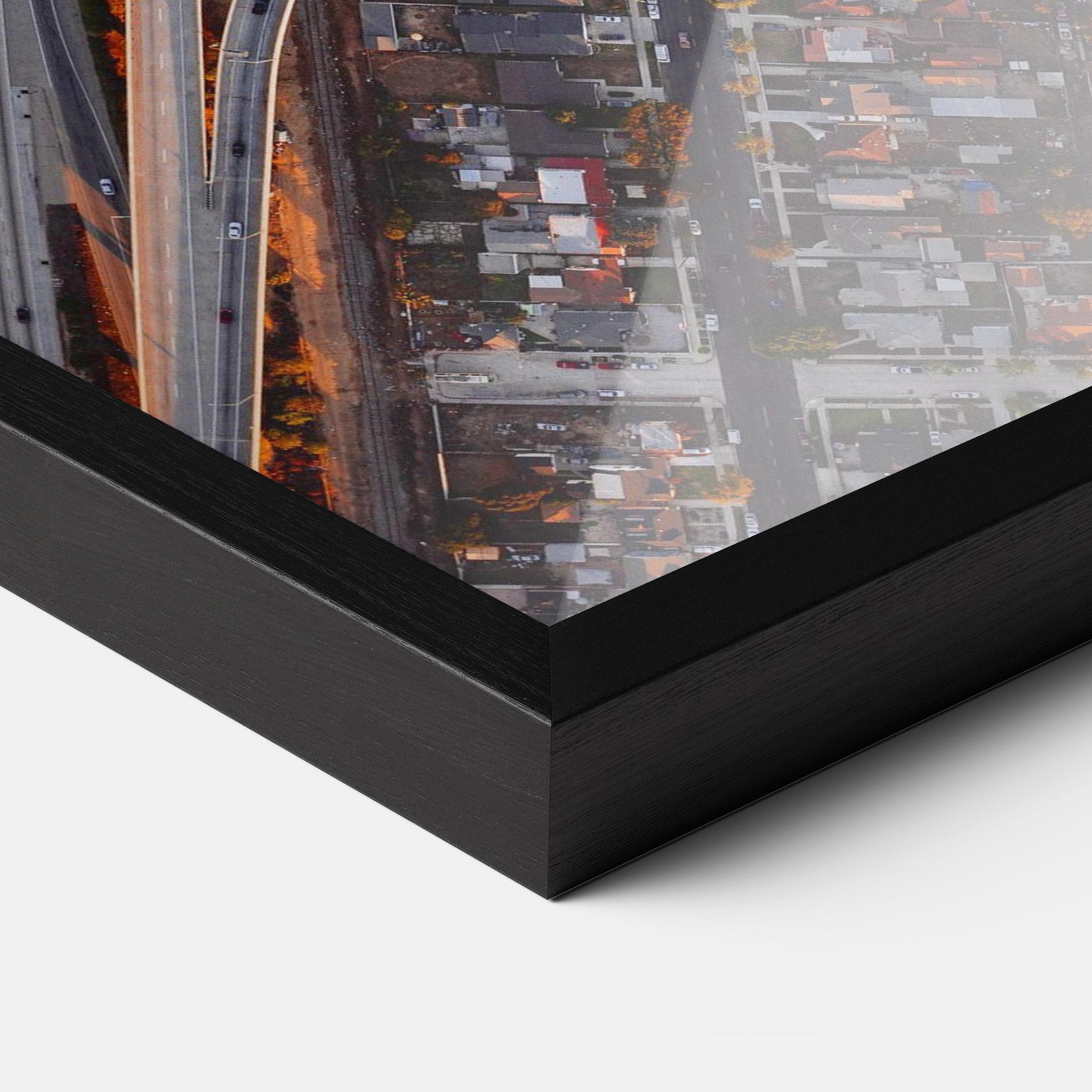 Plakat w Ramie Big Road City mockup 3