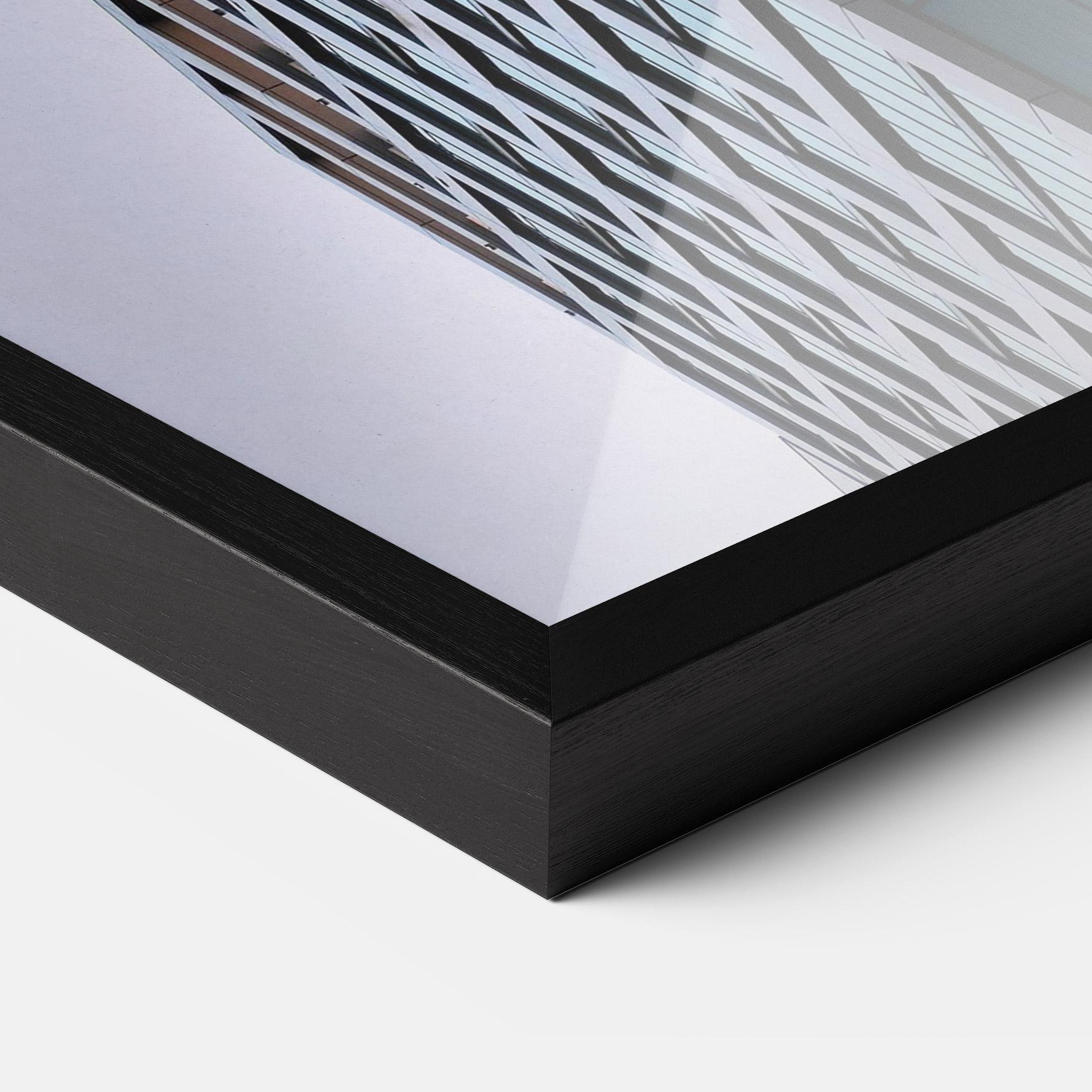 Plakat w Ramie Blue Glass Building mockup 3