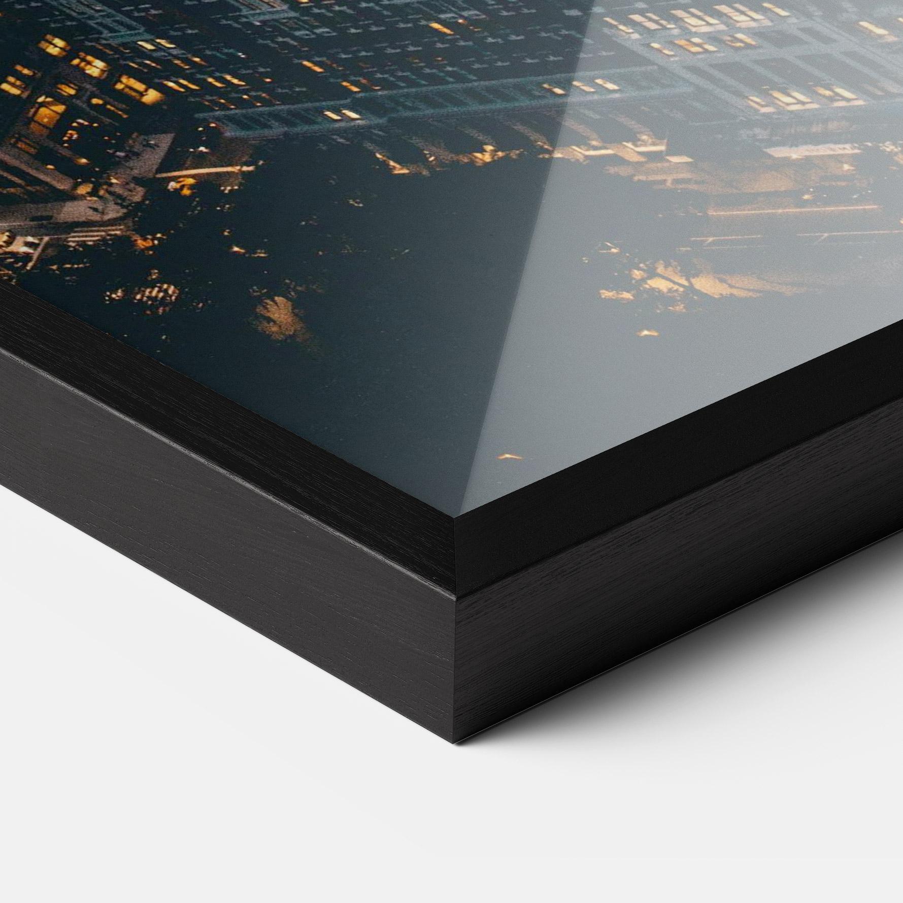 Plakat w Ramie City Night mockup 3