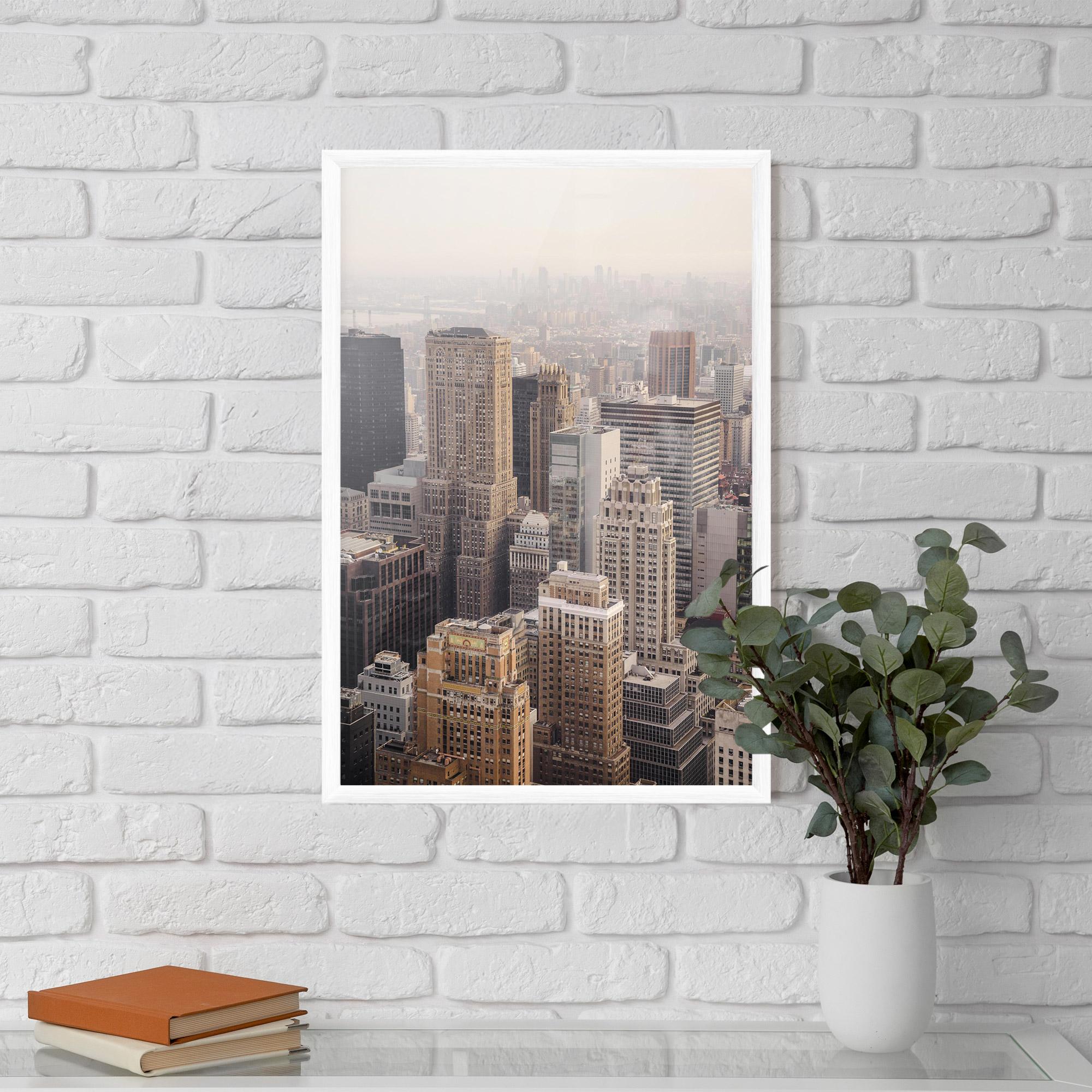 Plakat w Ramie Cream Tower mockup 5