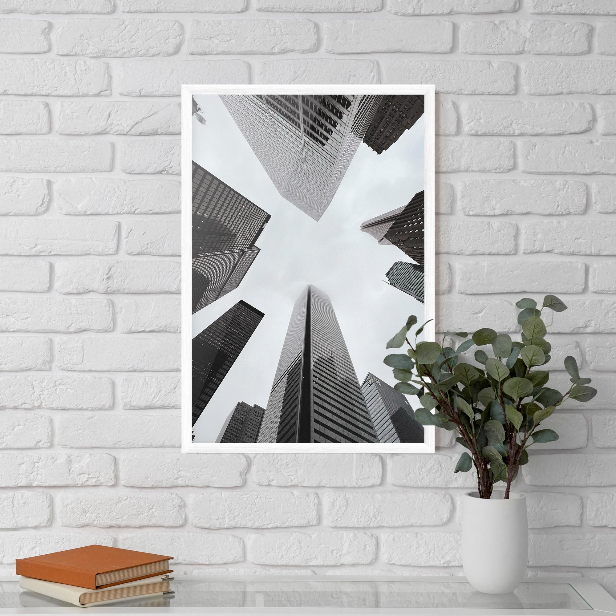 Plakat w Ramie High Grey Building mockup 5