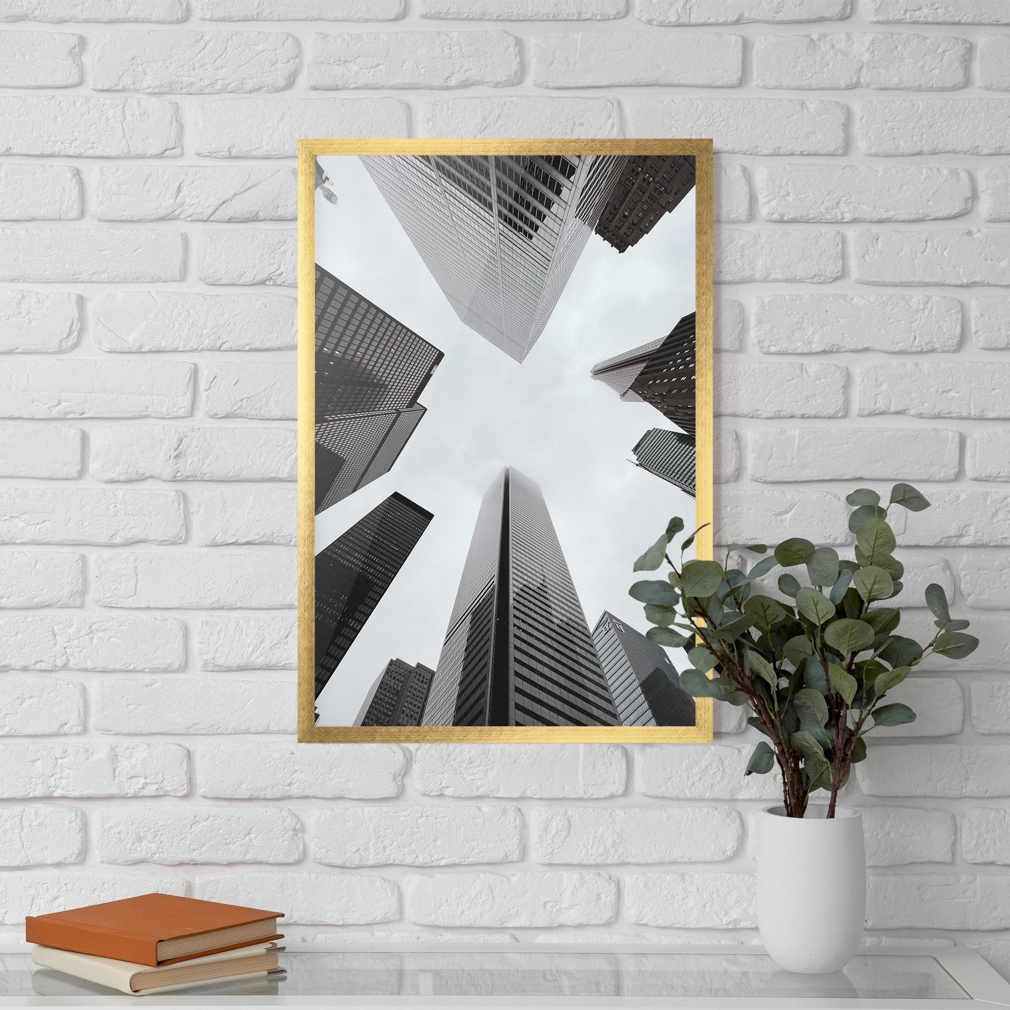 Plakat w Ramie High Grey Building mockup 5