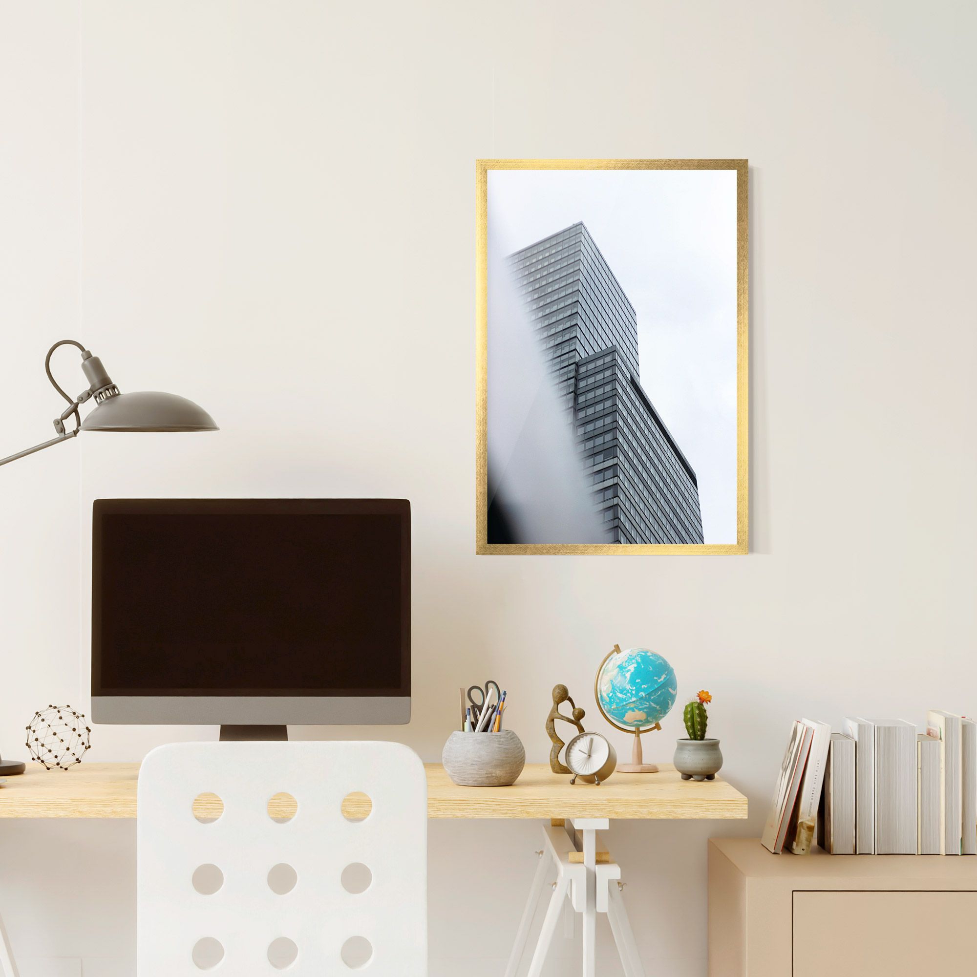 Grey White Building mockup 6